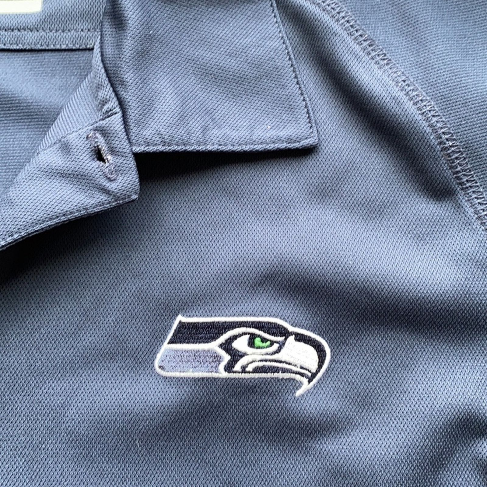 Reebok Reebok NFL SEAHAWKS long sleeve tee football blue sz L Size US L / EU 52-54 / 3 - 2 Thumbnail