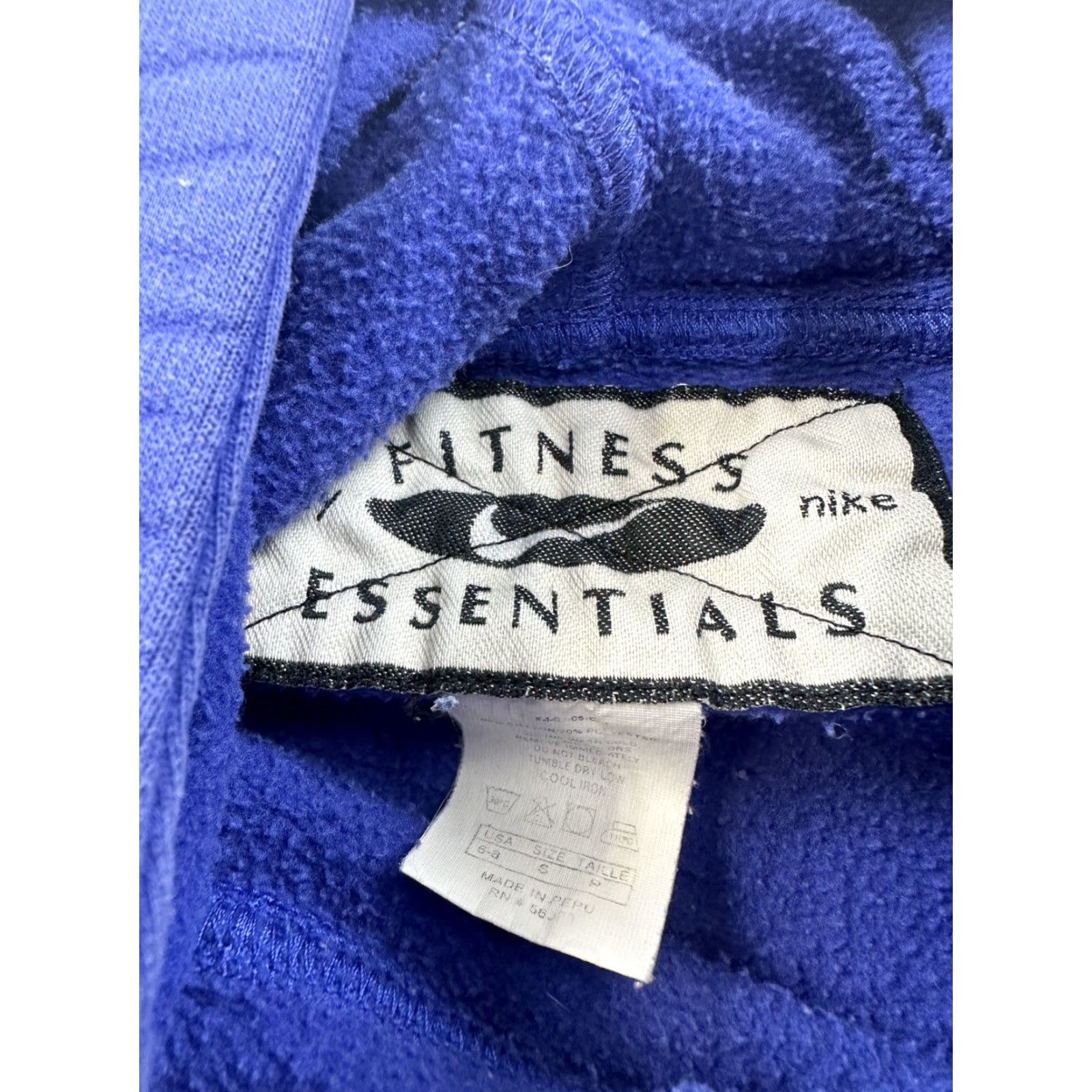Nike VINTAGE Nike Hoodie Sweatshirt Women’s Small Blue Fitness Essentials Ladies Small Blue Activewear Pullover Long Sleeve Womens Size S / US 4 / IT 40 - 7 Thumbnail