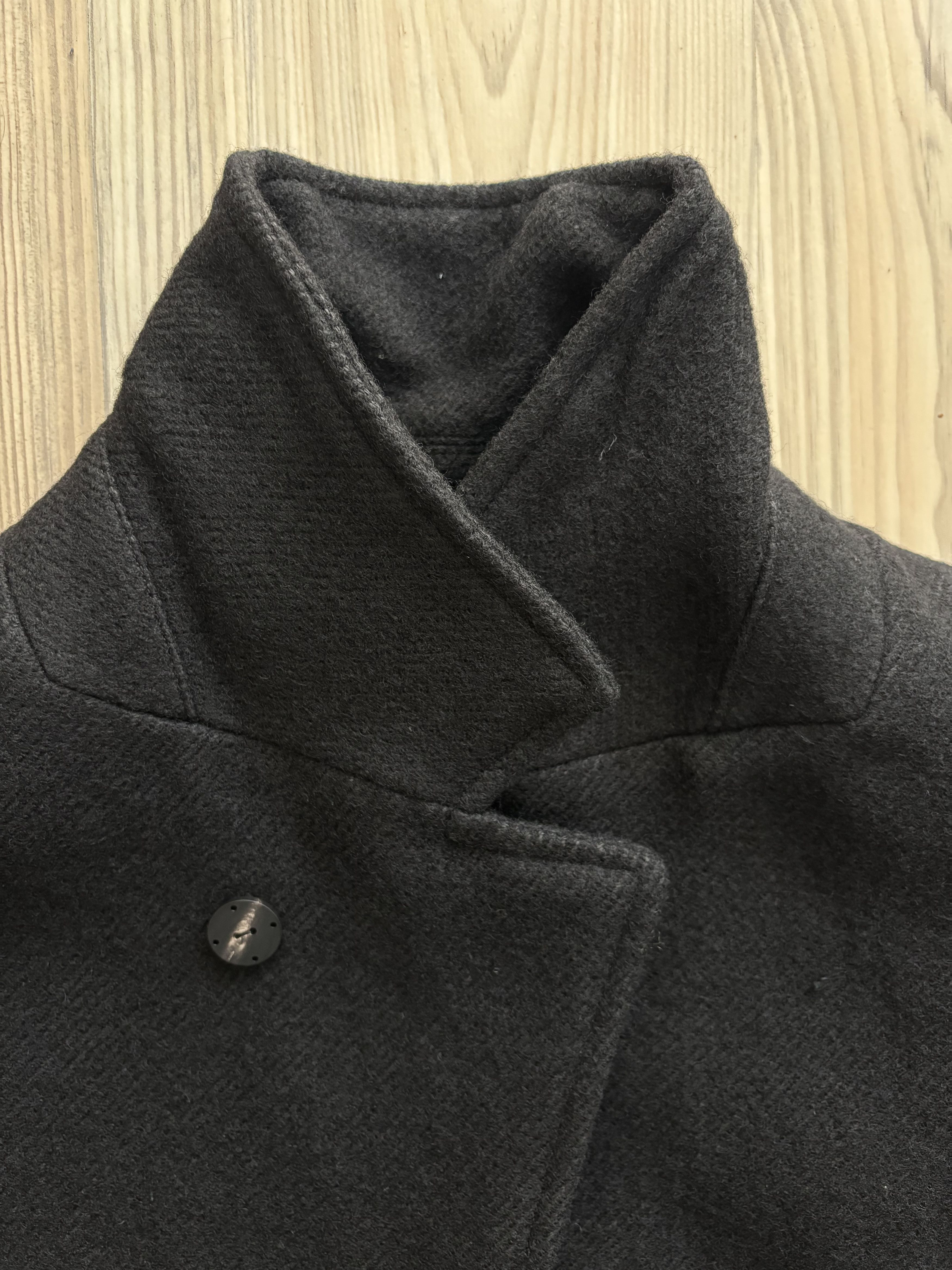Devoa DEVOA Loose Fit Jacket Linen / Virgin Wool （BLACK） Size US L / EU 52-54 / 3 - 12 Thumbnail