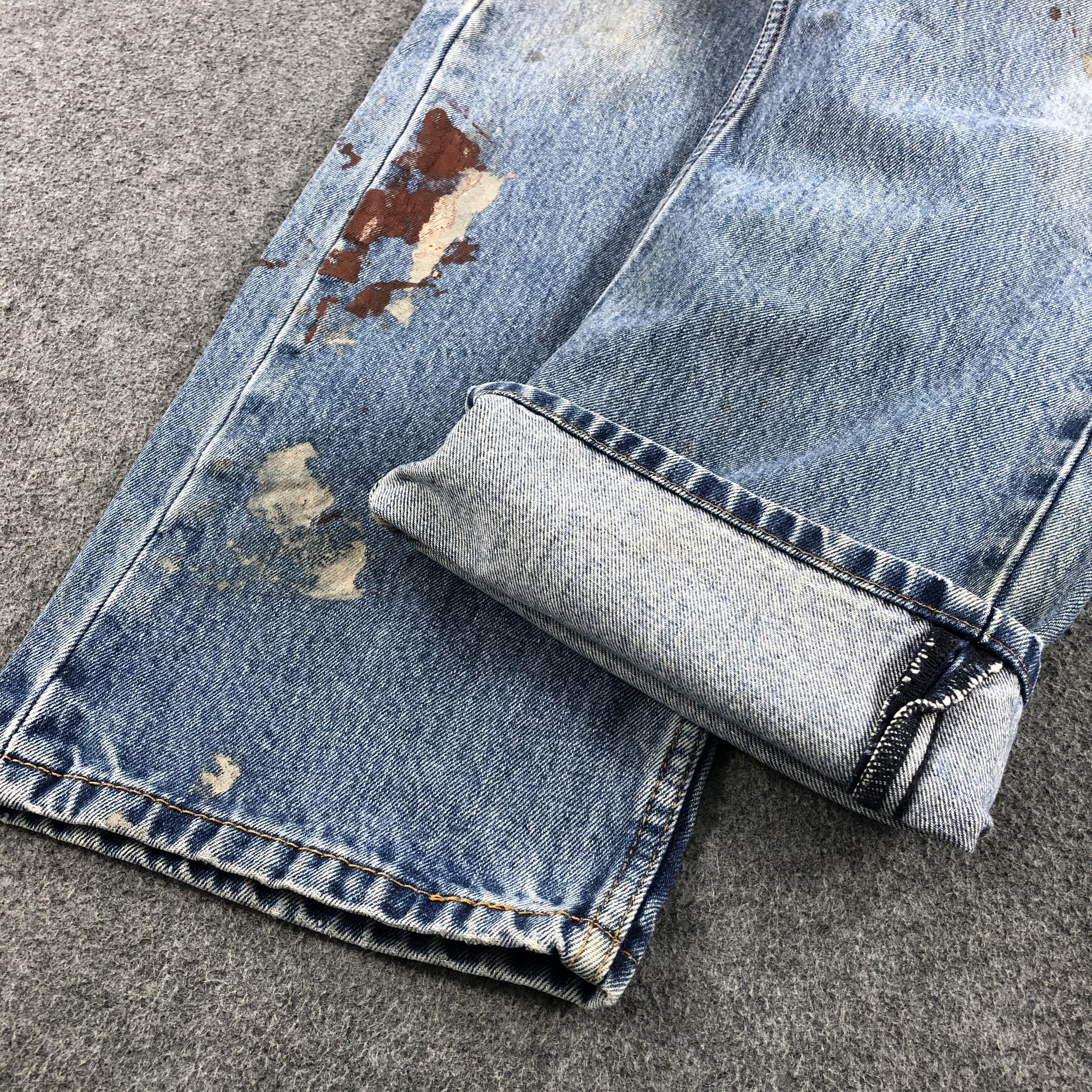 Levi's Vintage Blue Wash Levis 505 Jeans-J1716 Size US 39 - 6 Thumbnail