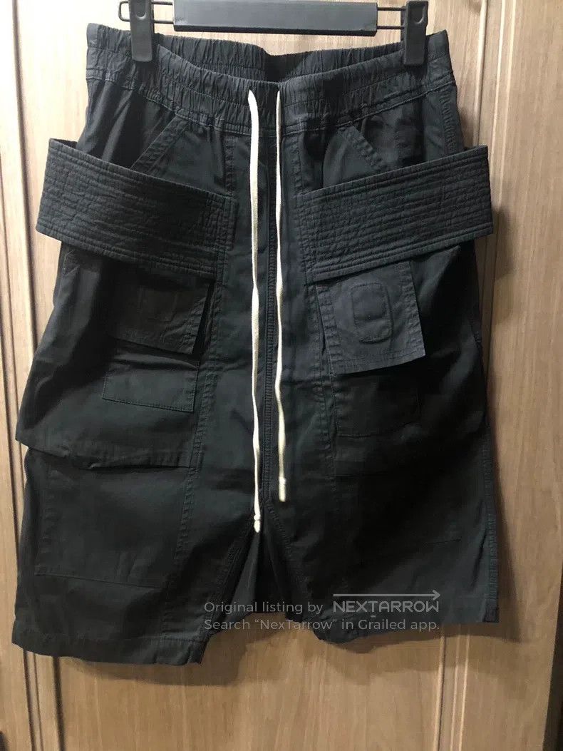 Rick Owens RICK OWENS size L Wax double-ring shorts Size US 27 - 1 Thumbnail