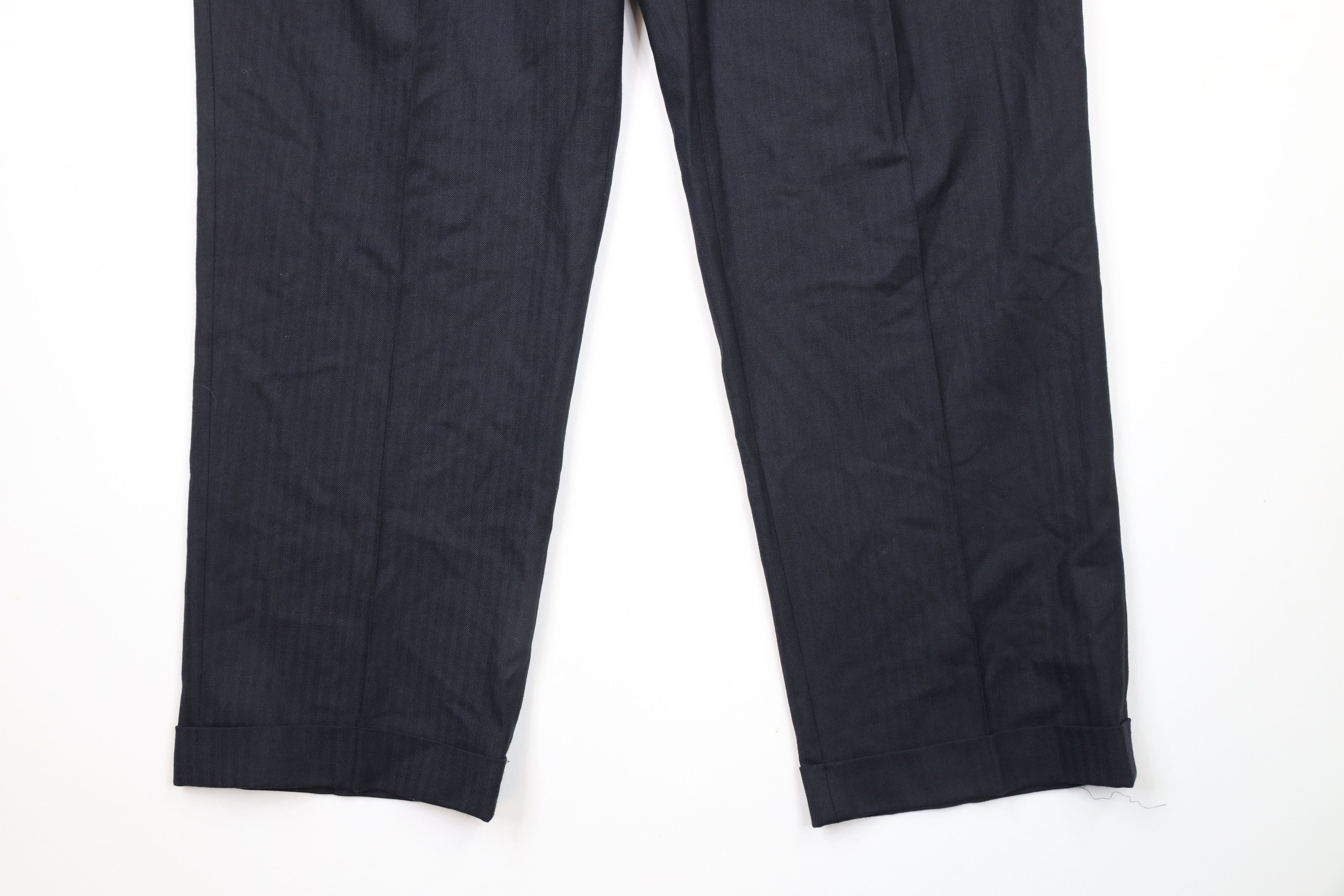 Brooks Brothers × Vintage Vintage Brooks Brothers Pleated Herringbone Pants Trousers Size US 35 - 4 Thumbnail