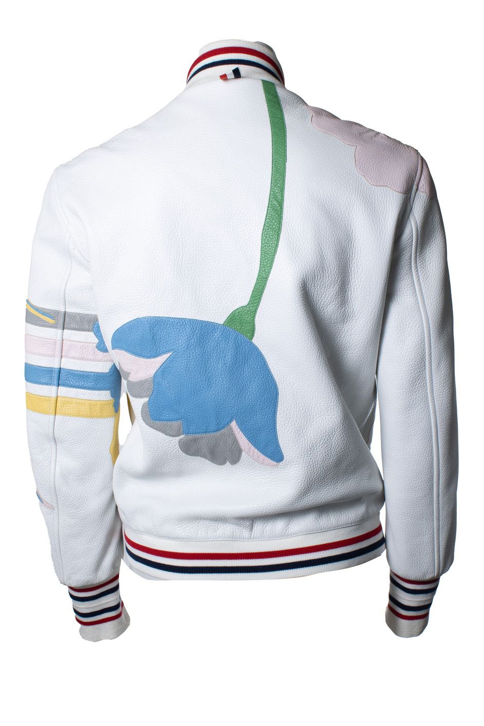 Thom Browne Thom Browne, floral lamb leather bomber jacket Size M / US 6-8 / IT 42-44 - 3 Thumbnail