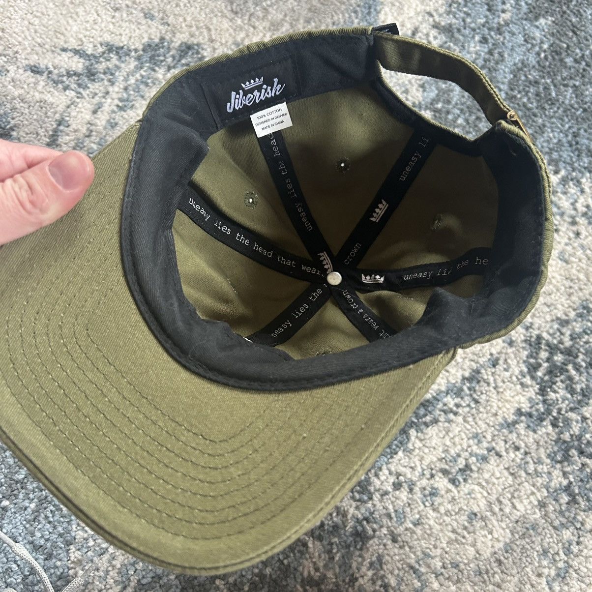 Jiberish × Vintage JiBERiSH J LOGO UNSTRUCTURED 6 PANEL CAP OLiVE DRAB KHAKi Size ONE SIZE - 7 Thumbnail