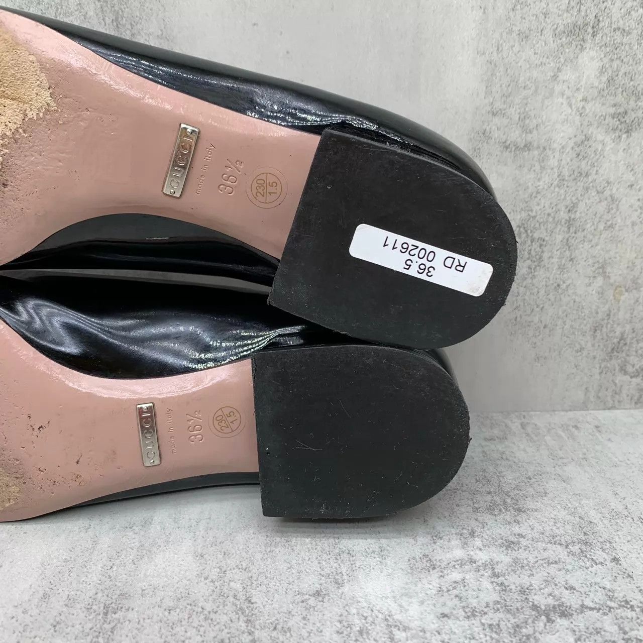 Gucci Gucci Black Patent Leather Crystal Sneaker EU 36.5 95new Size US 6 / IT 36 - 9 Thumbnail