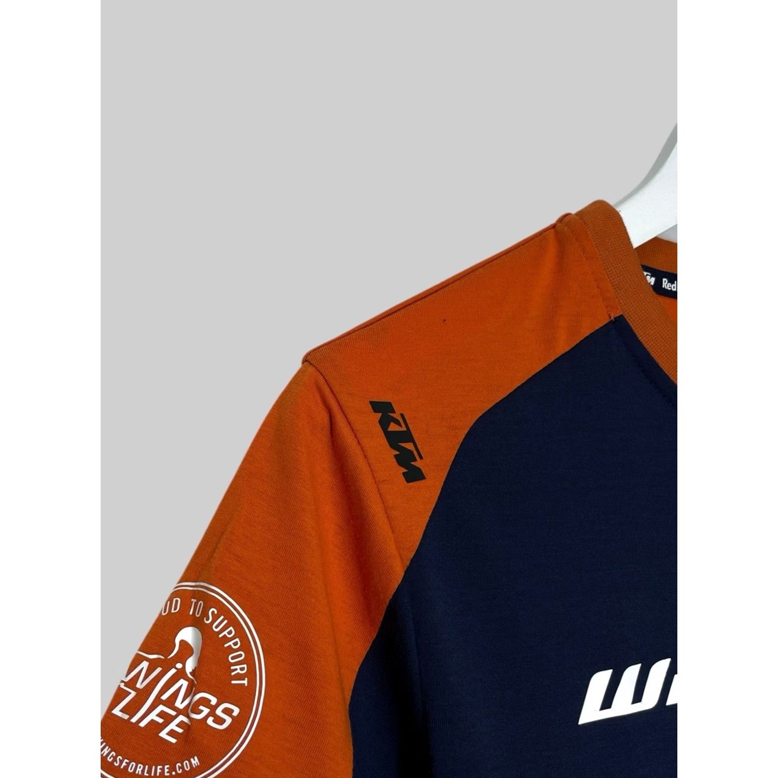 Vintage Red Bull KTM Racing Team Men’s T-Shirt M Crew Neck Short Sleeve Orange Dark Blue Logo Sports Biker Motorcycle Mens Size US M / EU 48-50 / 2 - 5 Thumbnail