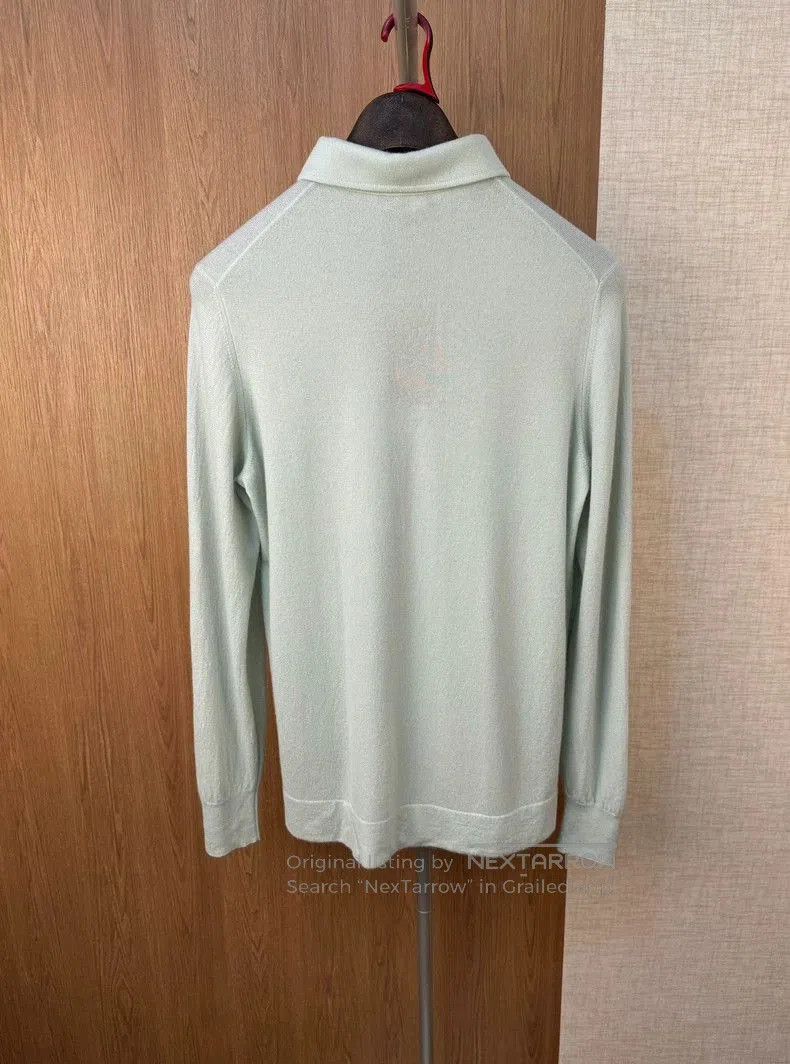 Loro Piana Loro Piana Cashmere Knit Polo Shirt. Size US XL / EU 56 / 4 - 6 Thumbnail