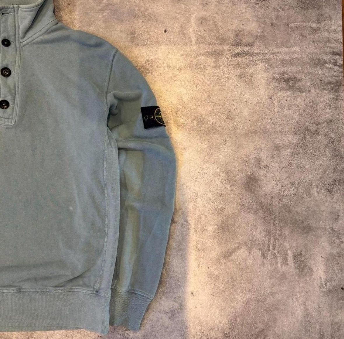 Stone Island Stone island blue quarter-zip jumper Size US M / EU 48-50 / 2 - 3 Thumbnail
