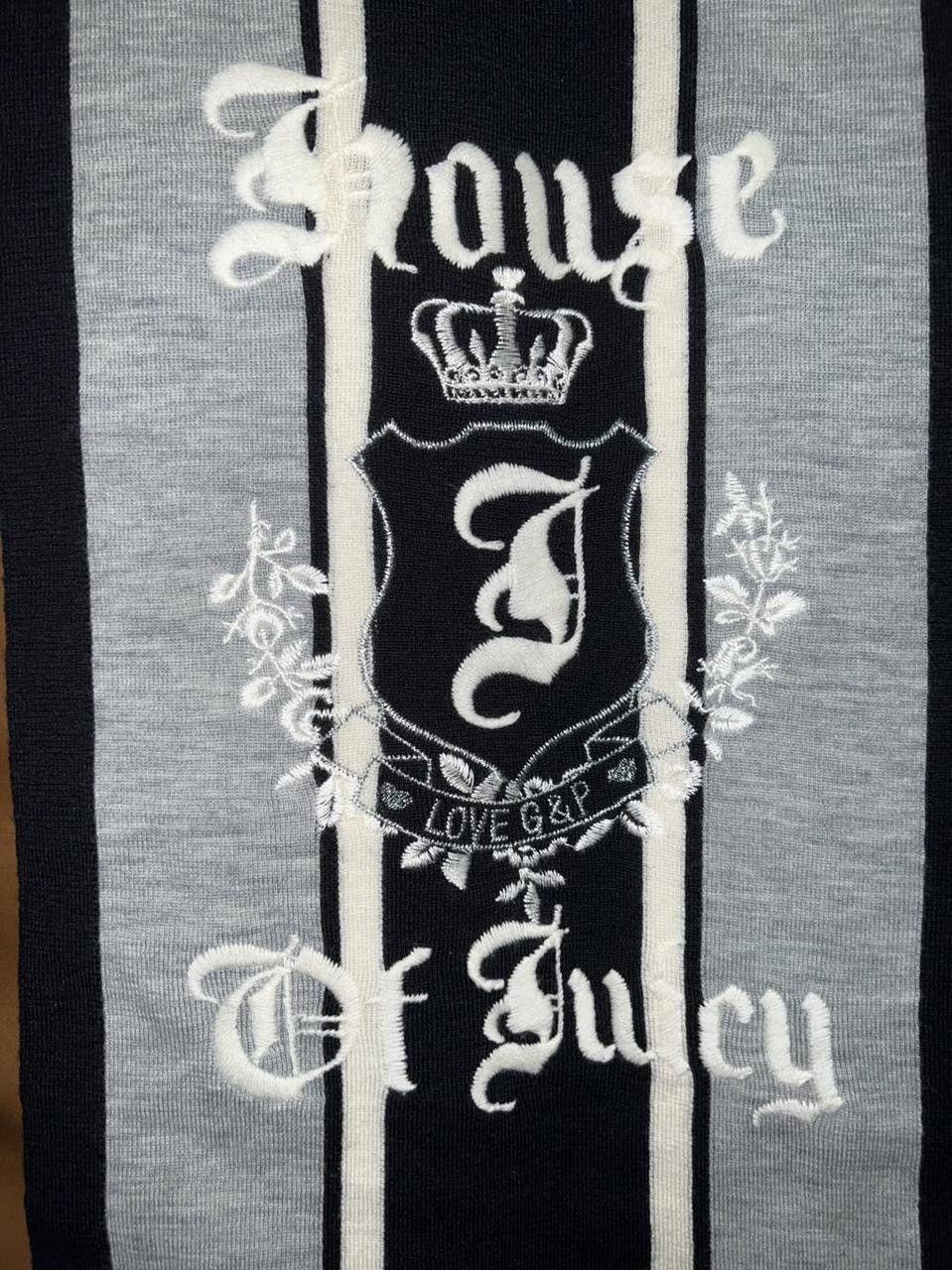 Juicy Couture Juicy couture house of juicy embroidered tassels scarf y2k Size ONE SIZE - 2 Thumbnail