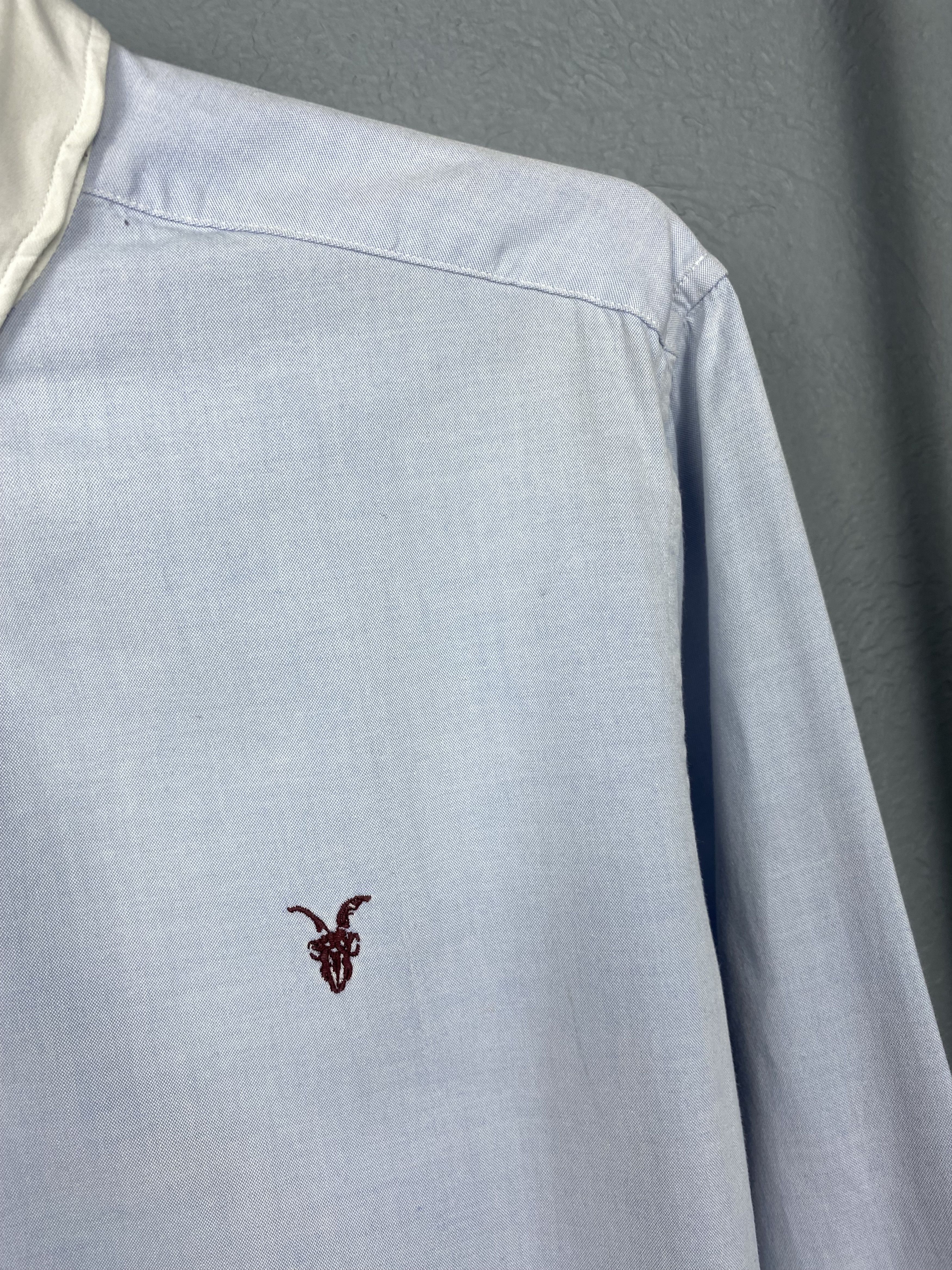 Allsaints Allsaints Oxford Perry Vintage Mens Long Sleeve Shirt Y2K Size US M / EU 48-50 / 2 - 4 Thumbnail