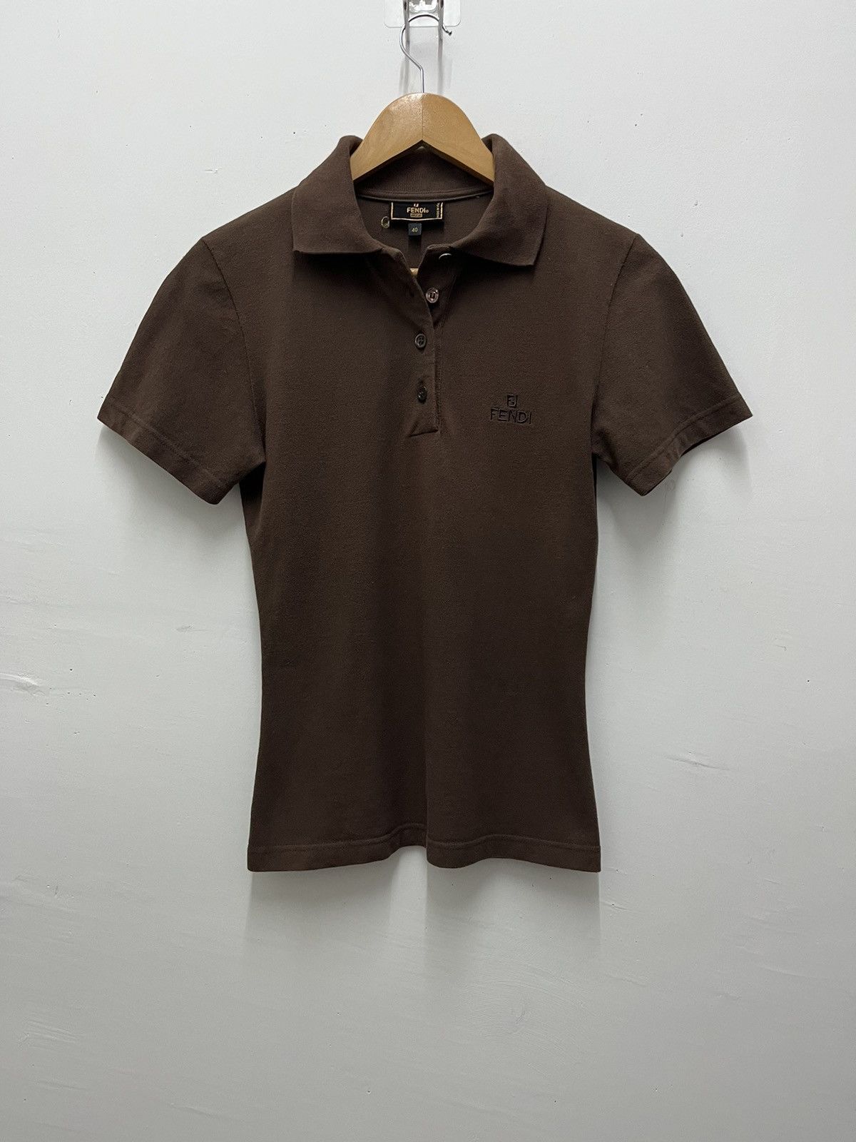 Fendi Vintage Fendi Polos Women Size S / US 4 / IT 40 - 1 Thumbnail