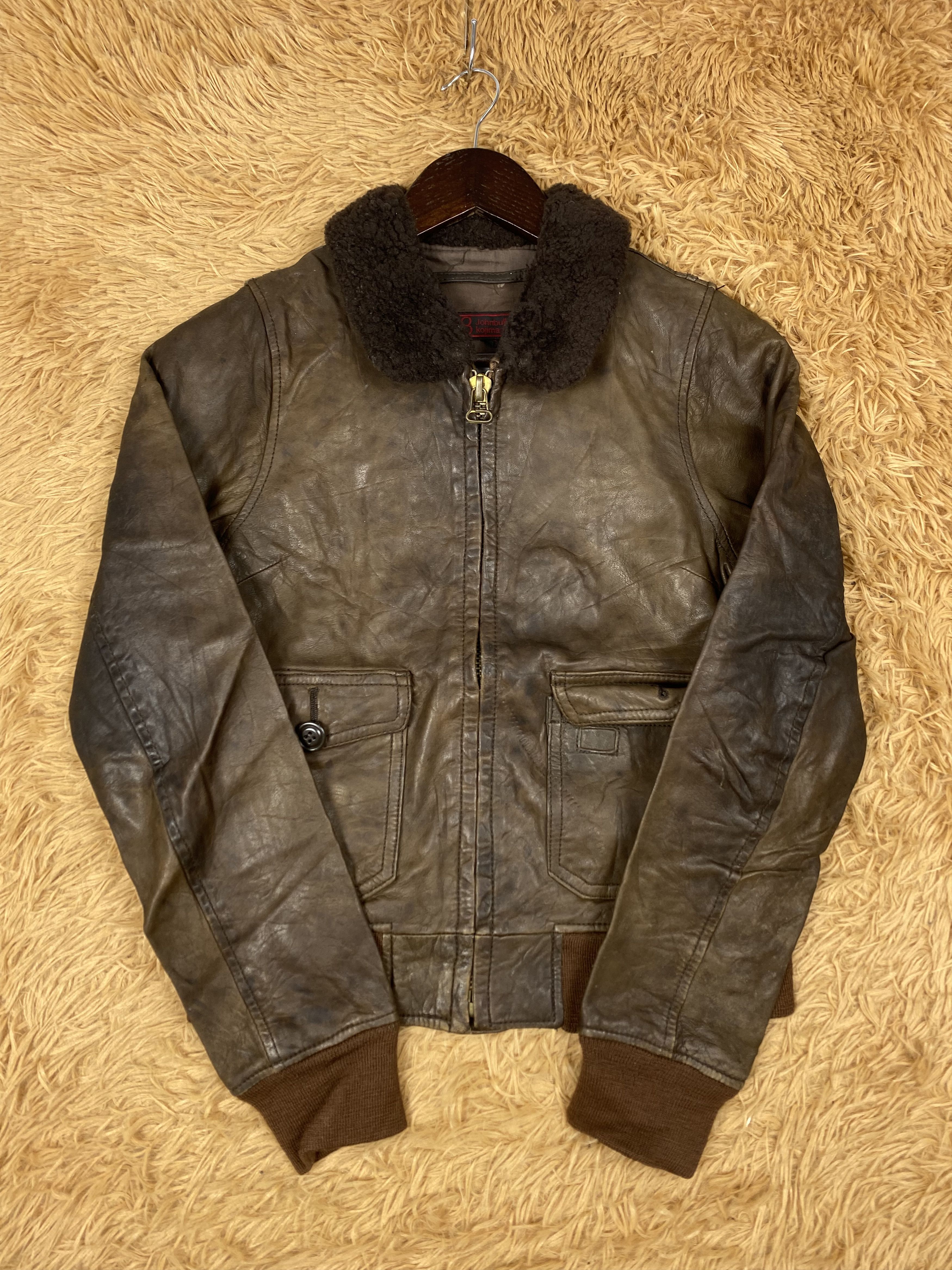 Johnbull Vintage Johnbull Kojima Leather Jacket DJ0680 Size US XS / EU 42 / 0 - 4 Thumbnail