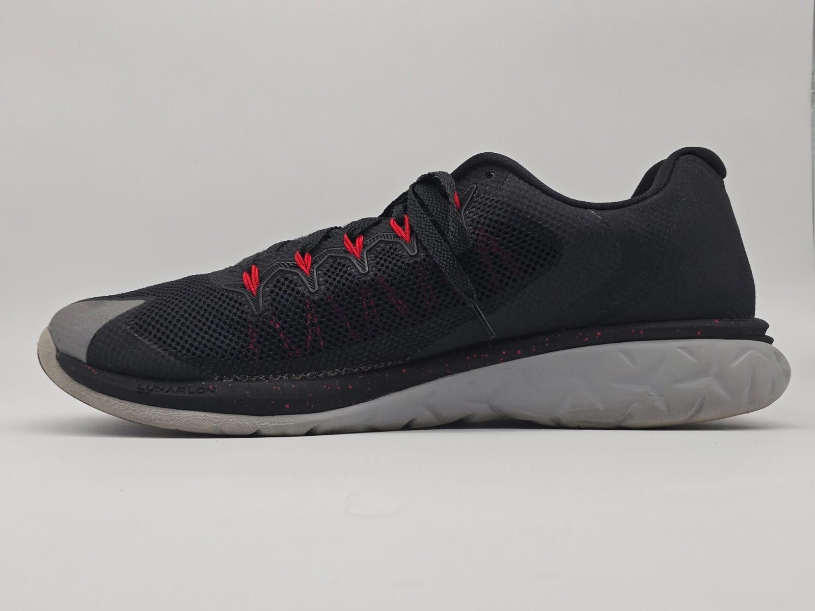 Nike Air Jordan Nike Flight Runner Black Red Bred Mens Size 10.5 Size US 10.5 / EU 43-44 - 6 Thumbnail