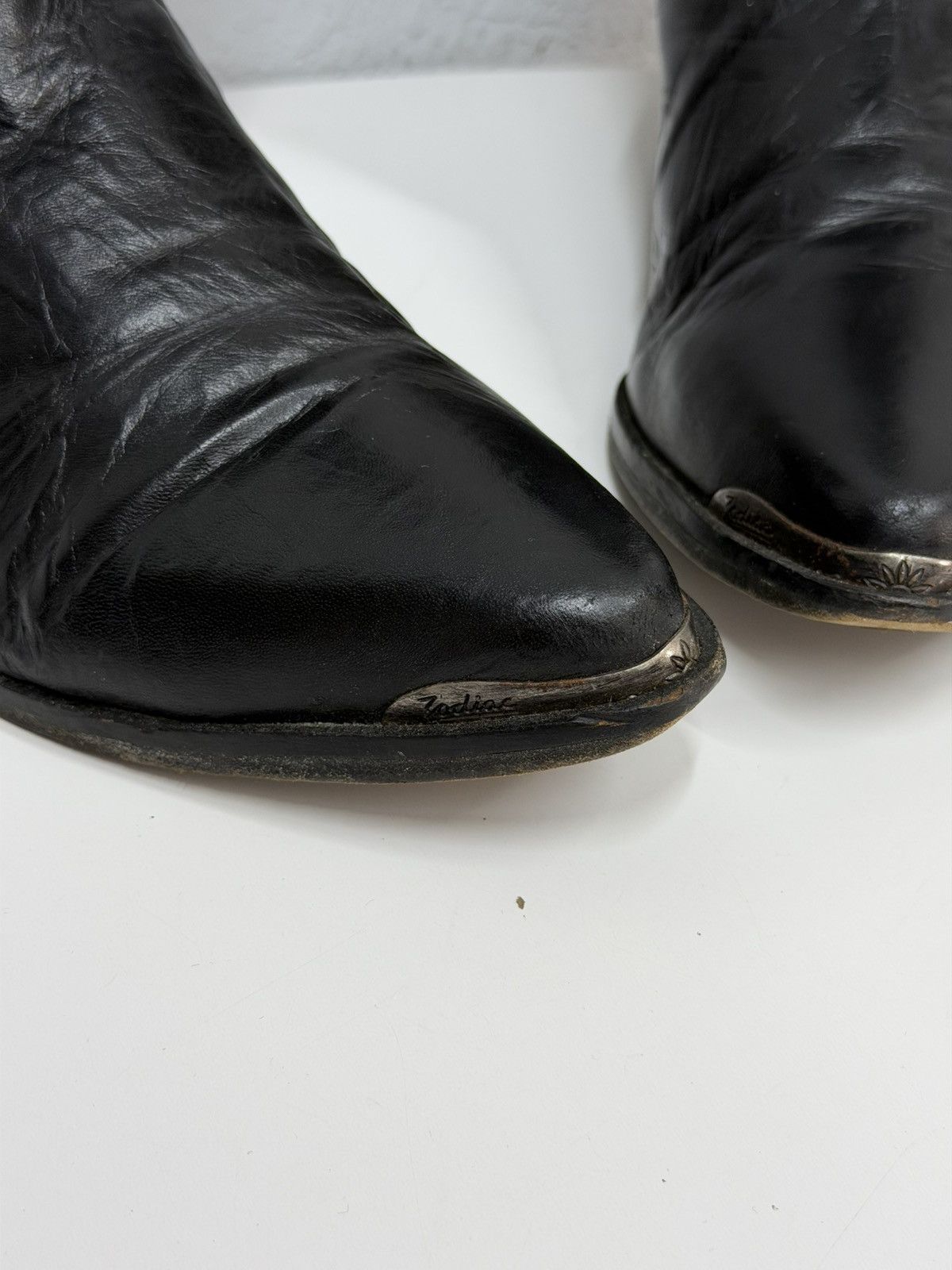 If Six Was Nine Vintage Harley Davidson Guidi Style High Leather Biker Boots Size US 10.5 / EU 43-44 - 6 Thumbnail