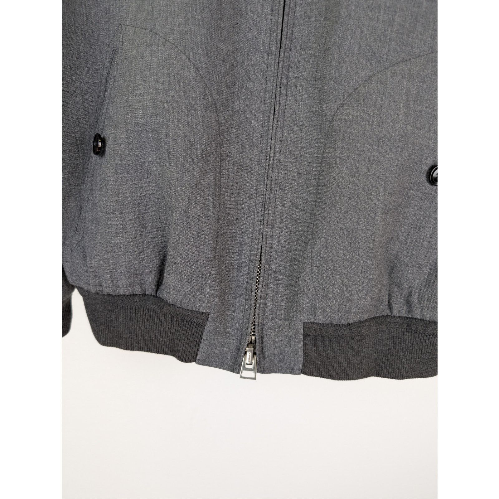 Tom Ford o1rshd1 CC20 Ribbed-Trim Twill Bomber Jacket Light Jacket Size US M / EU 48-50 / 2 - 7 Thumbnail