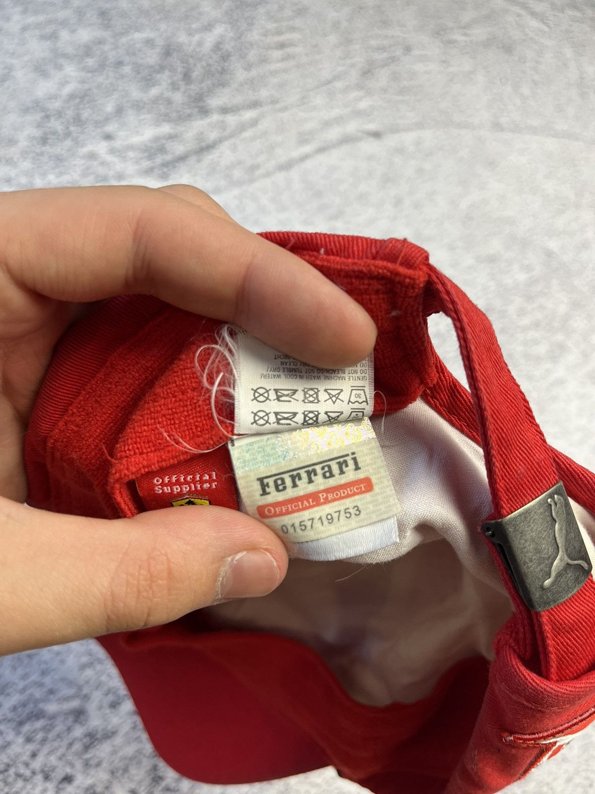 Ferrari Vintage Puma Scuderia Ferrari Santander Cap Y2K Size ONE SIZE - 14 Thumbnail