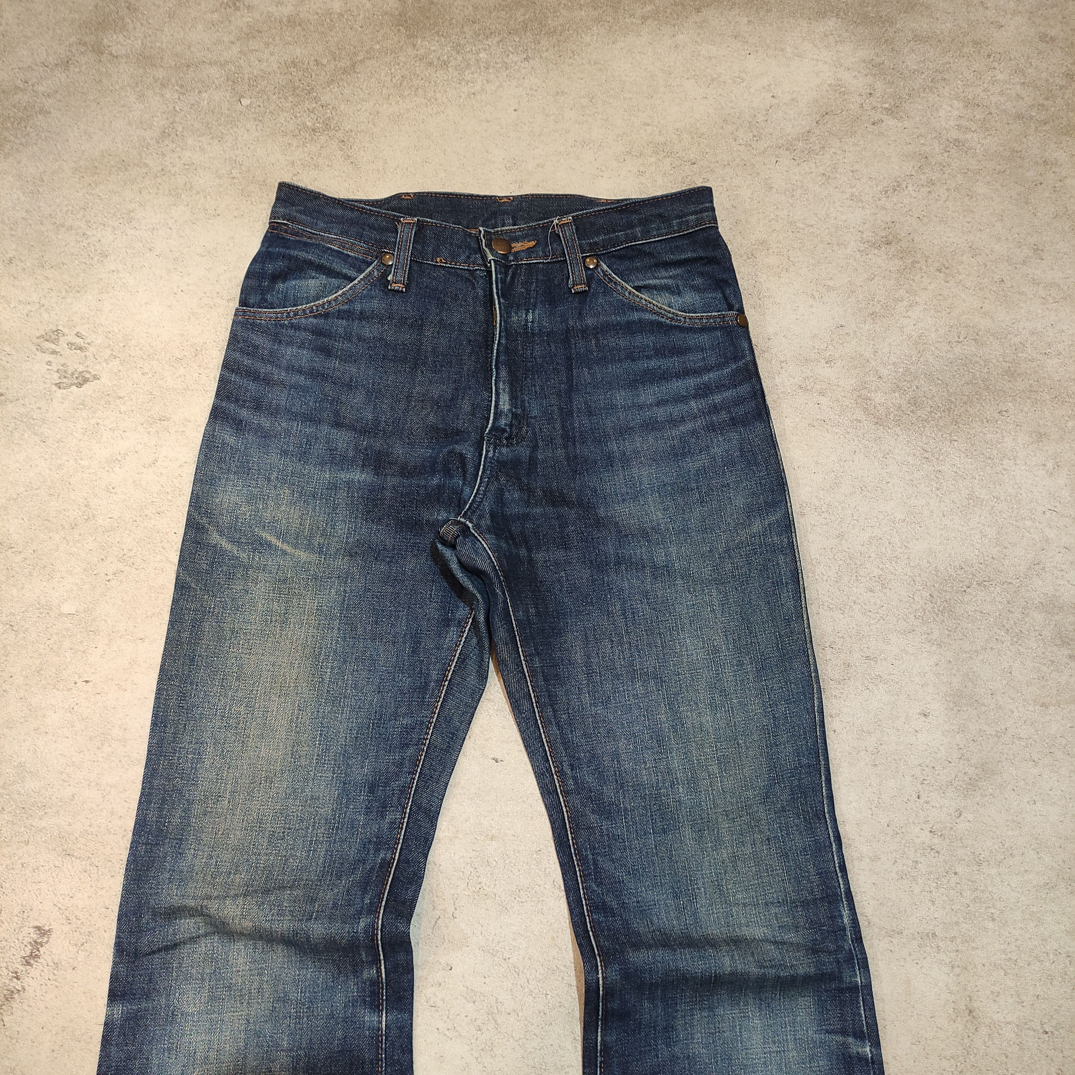 If Six Was Nine Wrangler Western Wear Flare Jeans 2000s If6w9 Size US 28 / EU 44 - 4 Thumbnail