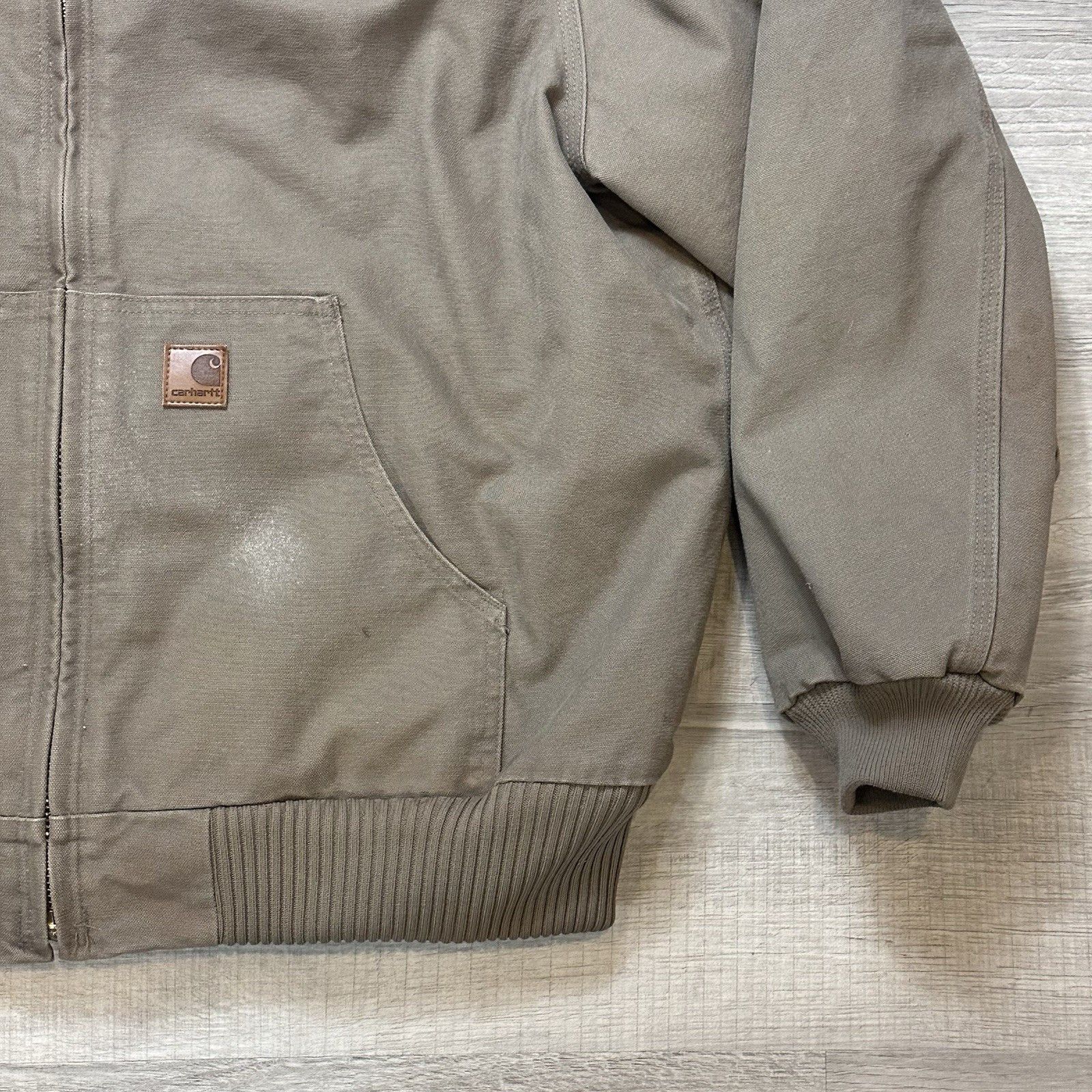 Carhartt Vintage Carhartt Jacket Mens J130 MUS Canvas Quilted Hooded Size US XL / EU 56 / 4 - 3 Thumbnail