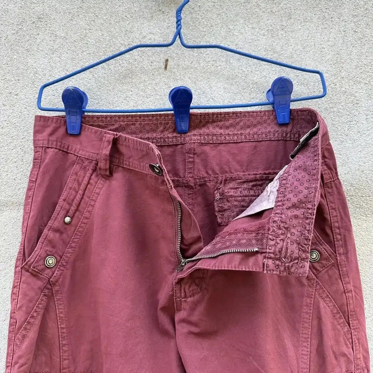 Beauty Beast SPLISH PAINTER FLARE/BOOTCUT TROUSERS MULTIPOCKET CARGO PANT Size US 29 - 9 Thumbnail