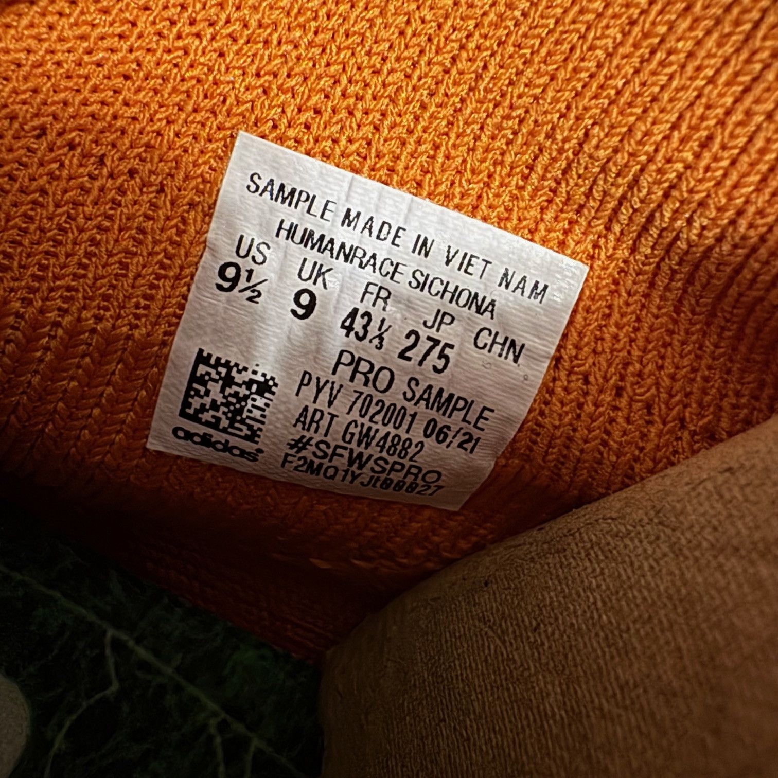 Humanrace adidas Humanrace Sičhona Orange Pro Sample *NEVER RELEASED* Size US 9.5 / EU 42-43 - 5 Thumbnail