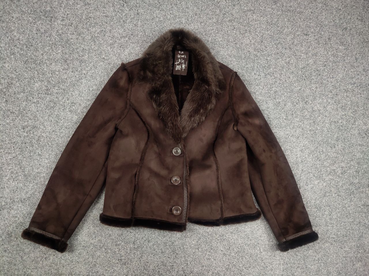 Le Grande Bleu (L.G.B.) Vintage Avant Garde If Six Was Nine Style Fur Leather Jacket Size L / US 10 / IT 46 - 7 Thumbnail