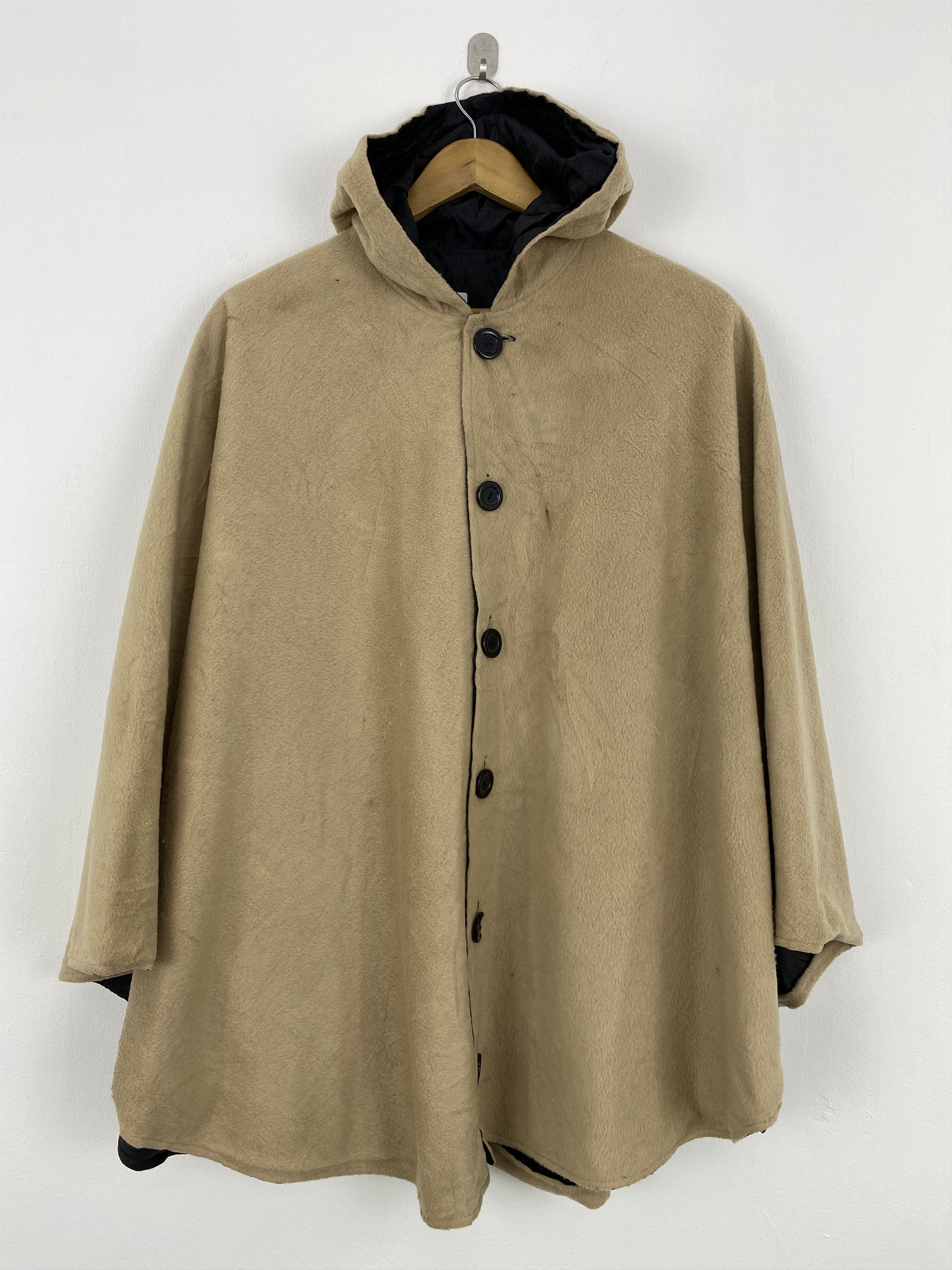 If Six Was Nine Vintage Japanese Brand Reversible Hoodie Poncho JA0084 Size US XXL / EU 58 / 5 - 1 Thumbnail
