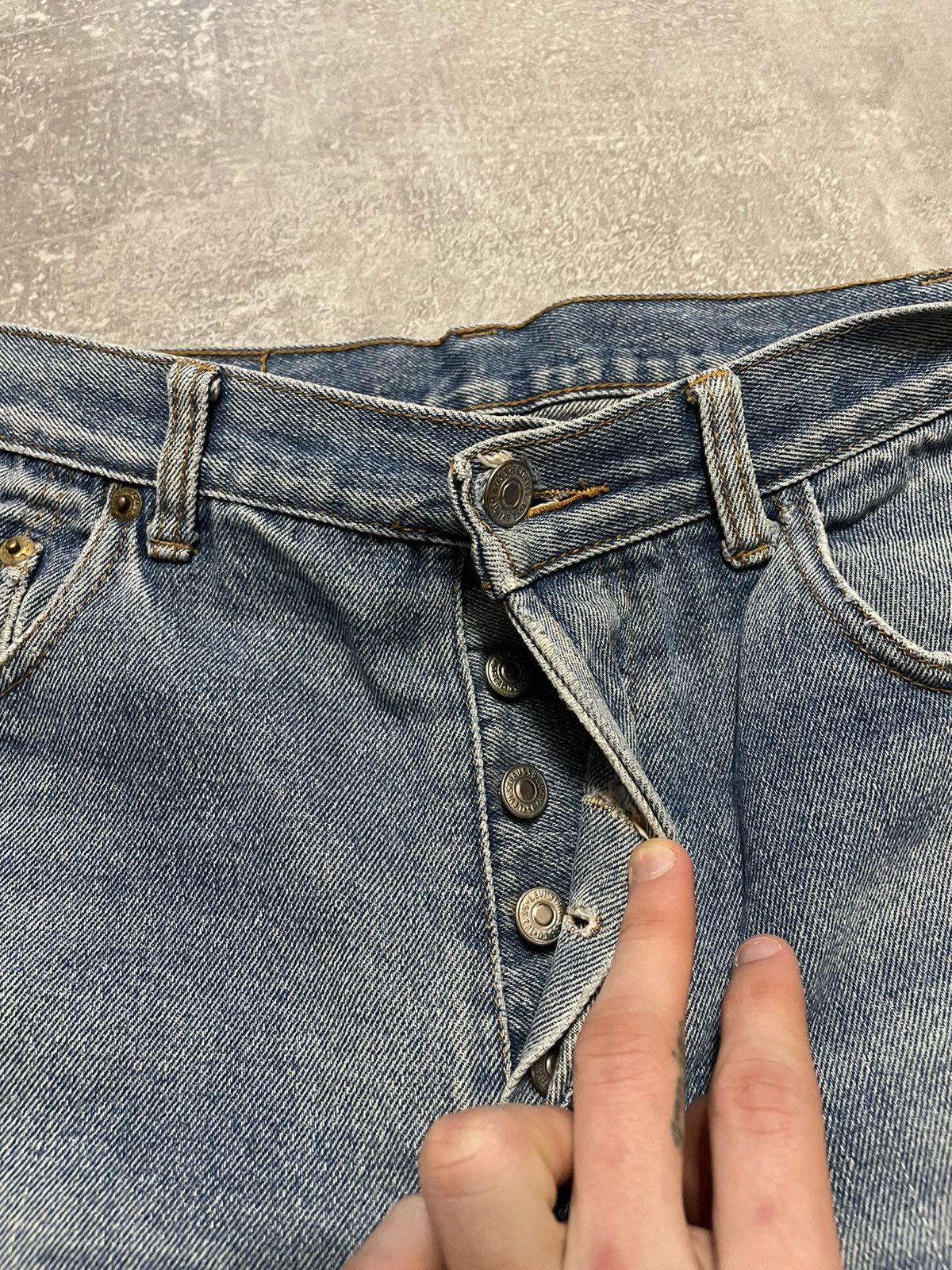 Levi's × Levi's Vintage Clothing × Vintage Vintage Levis Blue Denim Jeans Shorts Size 30 Size US 30 / EU 46 - 11 Thumbnail