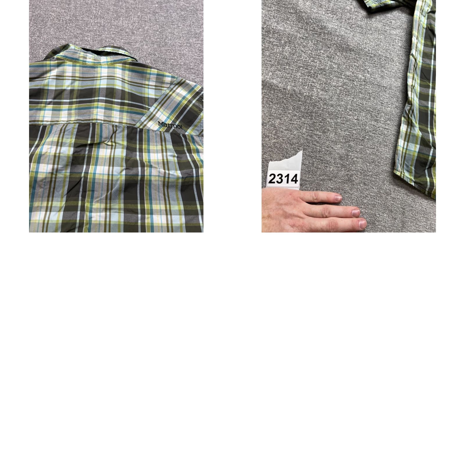Marmot VINTAGE Marmot Button Up Shirt Mens Small Plaid Short Sleeve Green Size US S / EU 44-46 / 1 - 8 Thumbnail