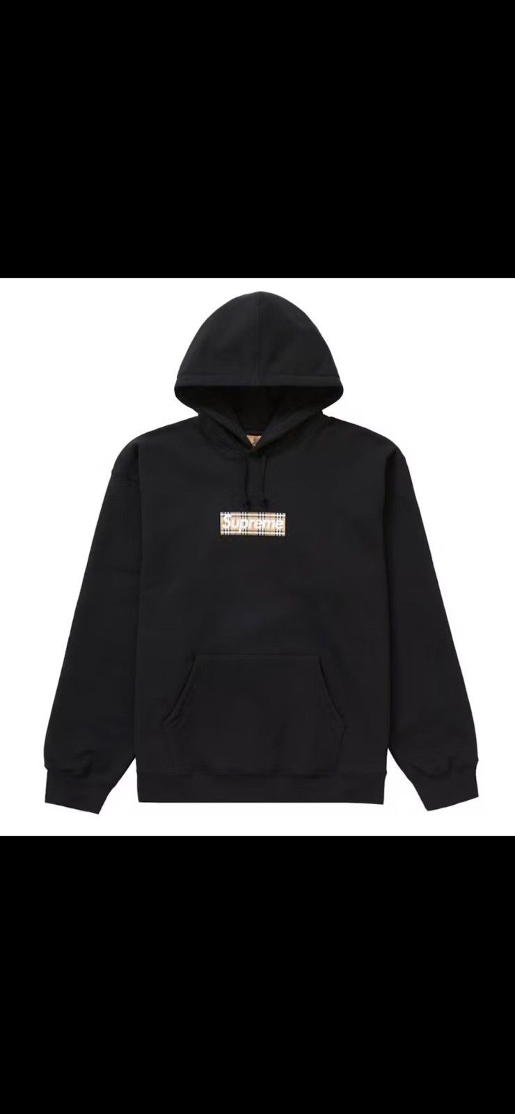 Burberry × Supreme Supreme Burberry Box Logo Hoodie | Grailed