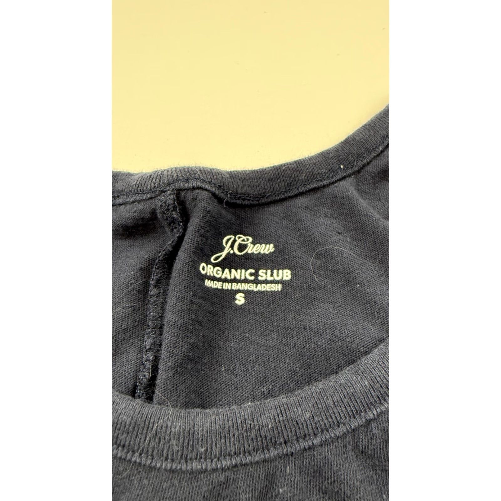 J.Crew J.Crew Tank Top Womens Small Navy Organic Slub 100% Cotton Basic Scoop Neck Size S / US 4 / IT 40 - 2 Thumbnail