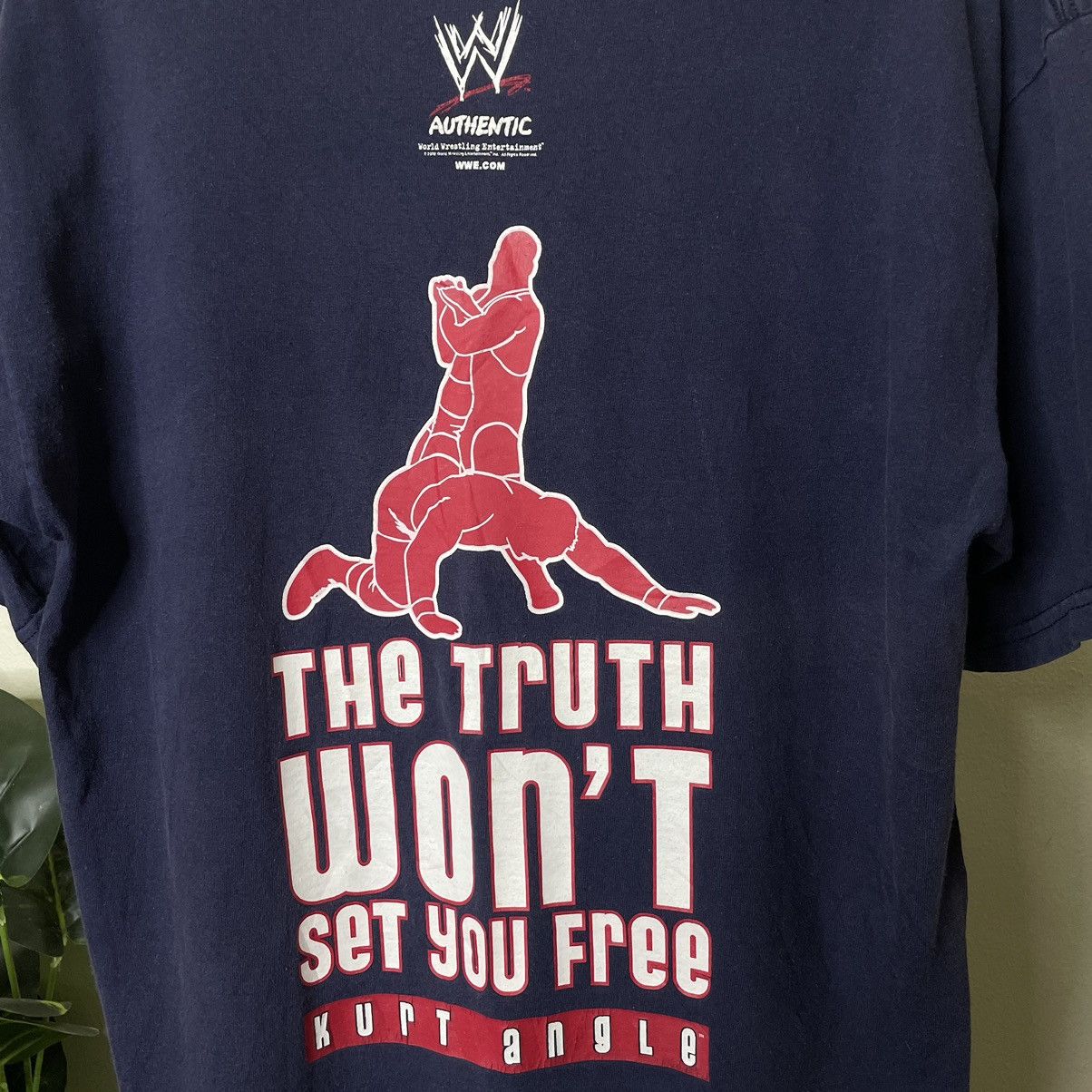 Vintage × WWE × WWF Vintage 2000s WWE Kurt Angle Wrestling T Shirt Size US L / EU 52-54 / 3 - 2 Thumbnail