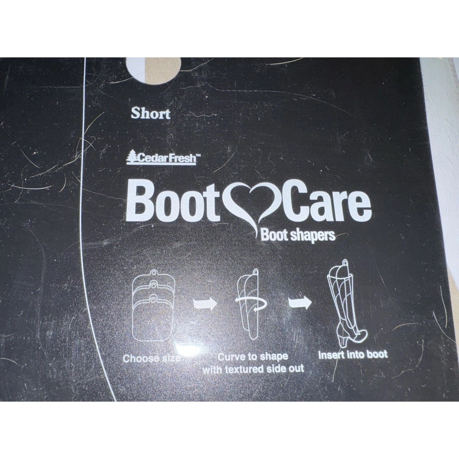 The Unbranded Brand Boot Shapers Cedar Fresh Adjustable Pack Of 4 Black New Size ONE SIZE - 13 Thumbnail