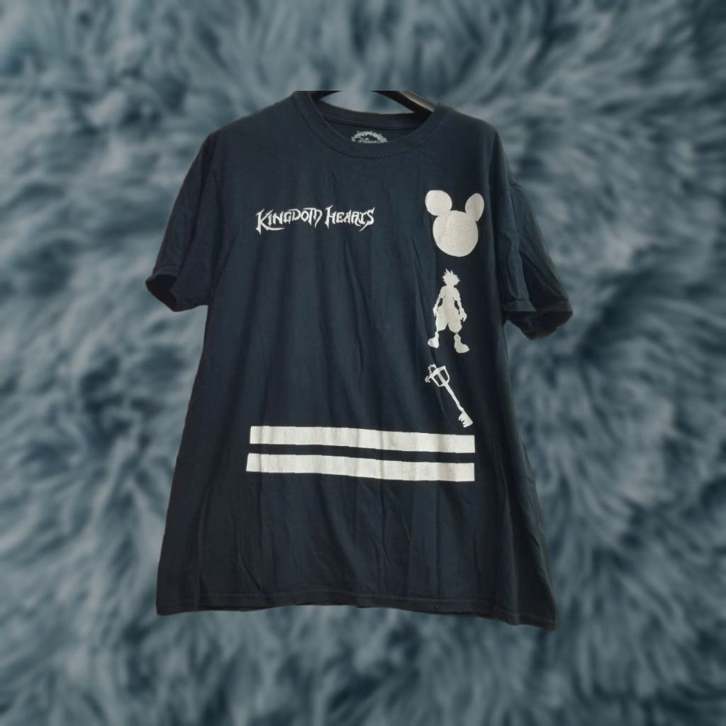 Disney VINTAGE Disney Kingdom Hearts T Shirt Navy Blue Mens XL Size US XL / EU 56 / 4 - 1 Thumbnail
