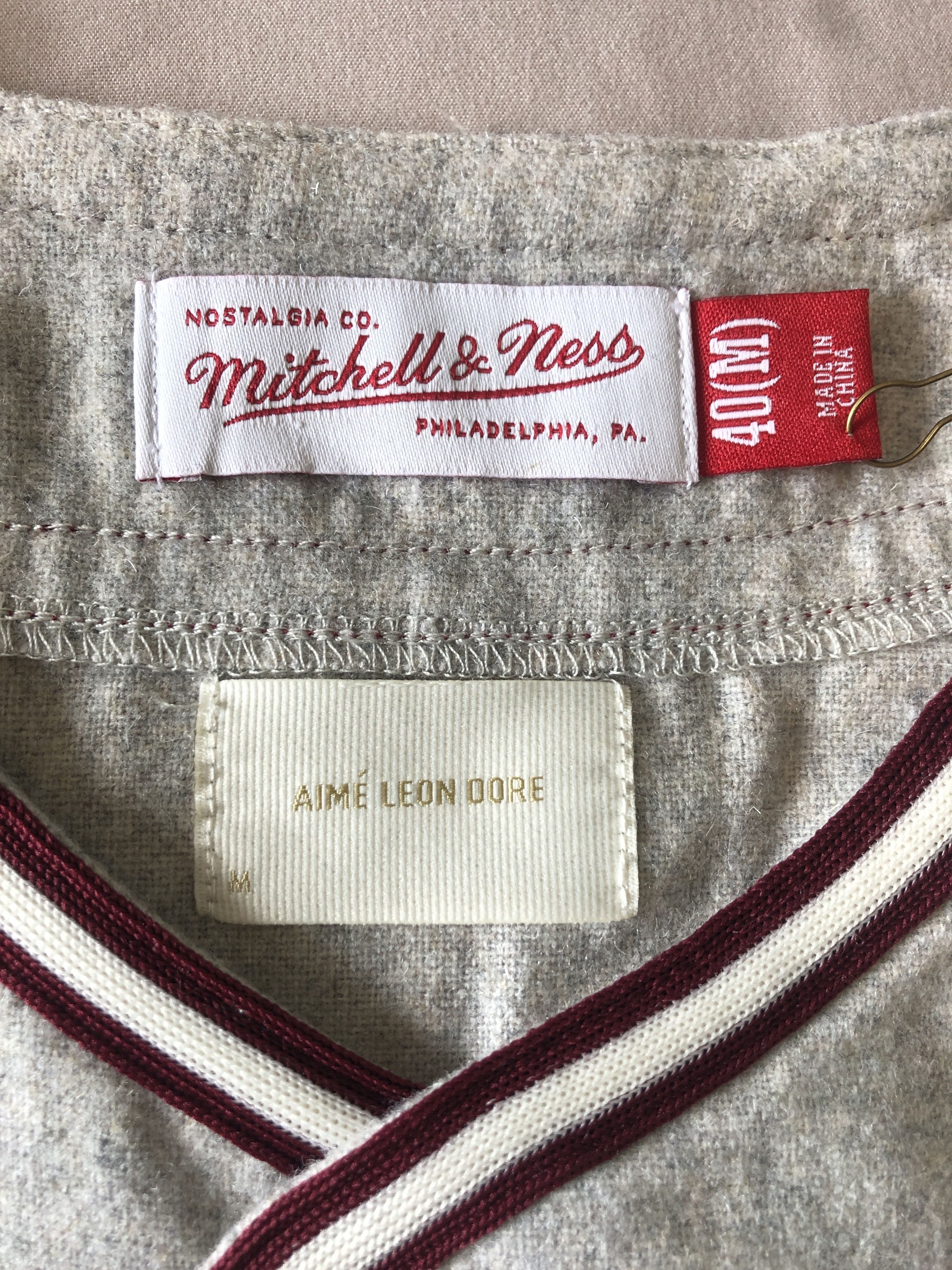 Aime Leon Dore × Mitchell & Ness ALD / Mitchell & Ness Team Baseball Jersey Size US M / EU 48-50 / 2 - 15 Thumbnail