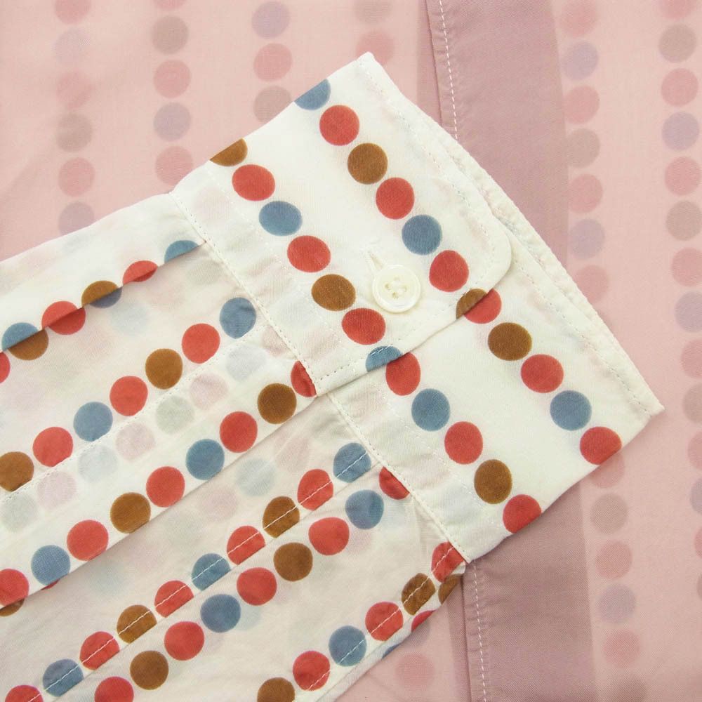 Comme des Garcons Homme Plus Shirt Polka dot cupra long sleeve chest pocket Multicolor Size US M / EU 48-50 / 2 - 4 Thumbnail