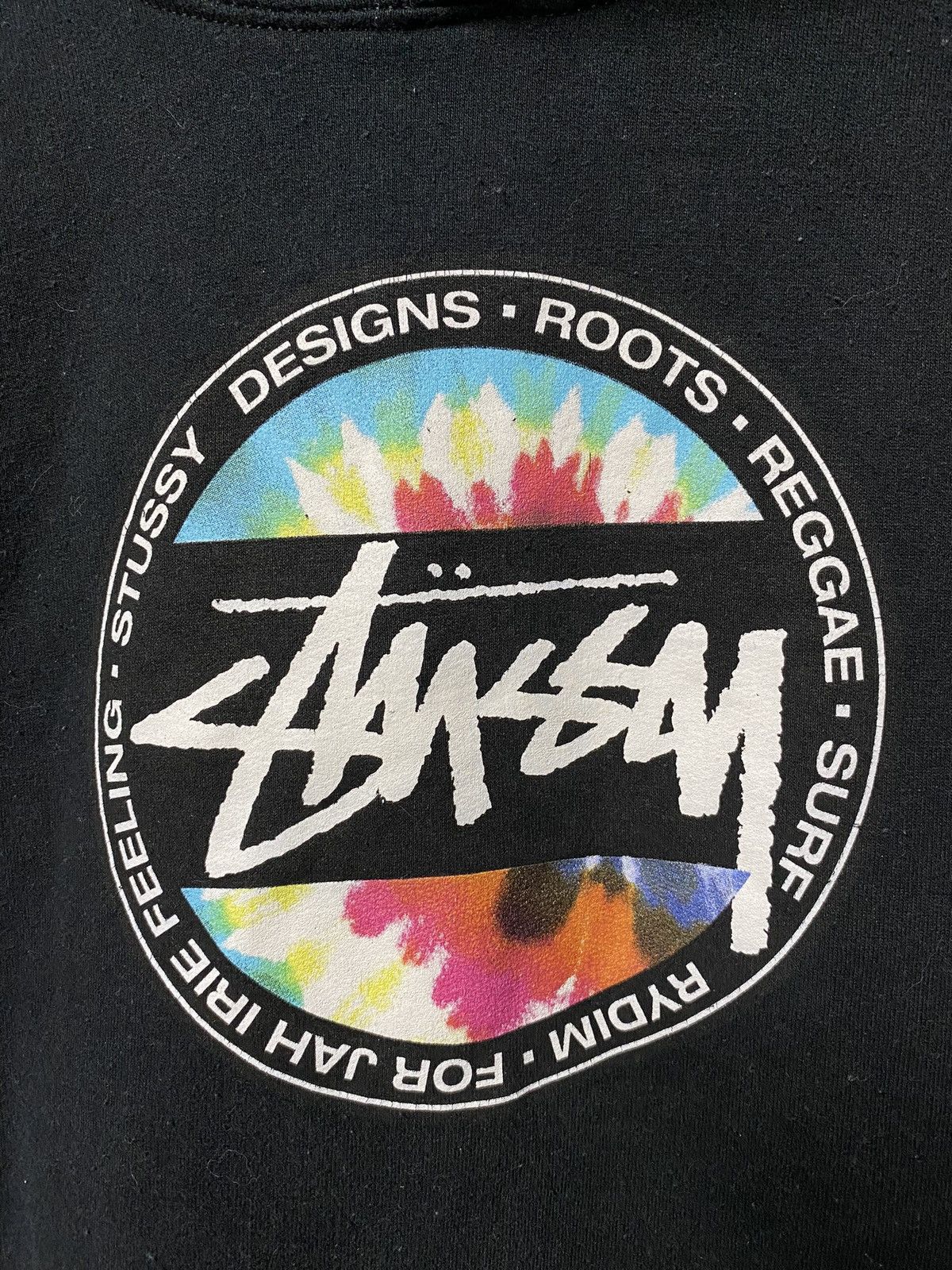 Stussy Stussy Y2K Tiedye Black Men’s Hoodie Medium Size US M / EU 48-50 / 2 - 2 Thumbnail
