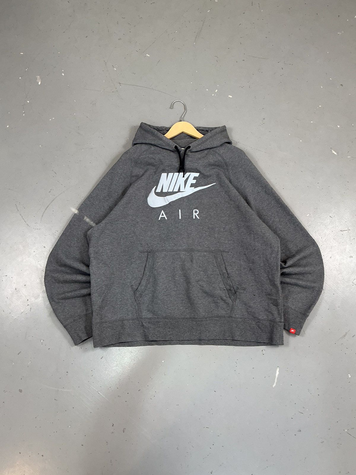 Nike × Vintage Vintage Nike air patch worked baggy fit hoodie Size US L / EU 52-54 / 3 - 1 Thumbnail