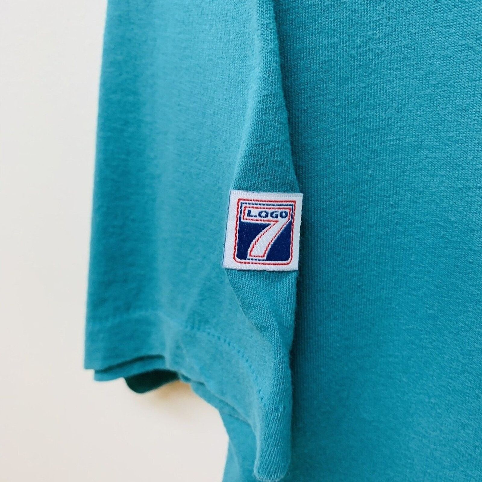 Logo 7 Vtg 90s Logo 7 Florida Marlins Shirt Single Stitch Made USA Size US XL / EU 56 / 4 - 6 Thumbnail