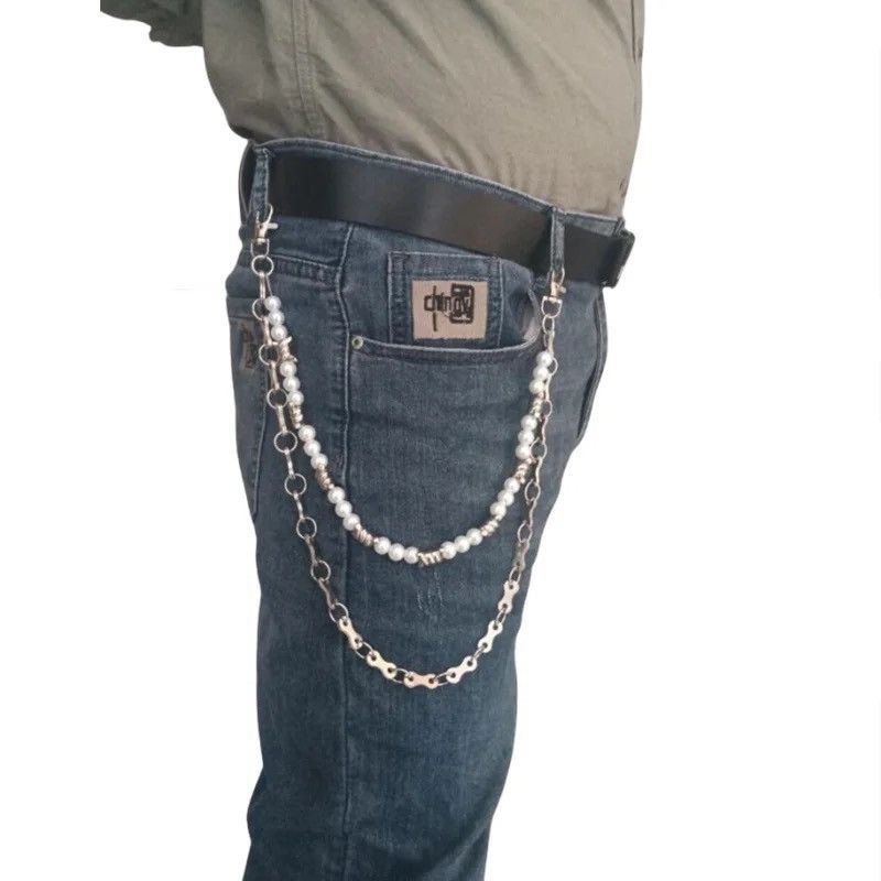 Other Rock Layered Chain Keychains Pants Chain Waist Chain Size ONE SIZE - 2 Thumbnail