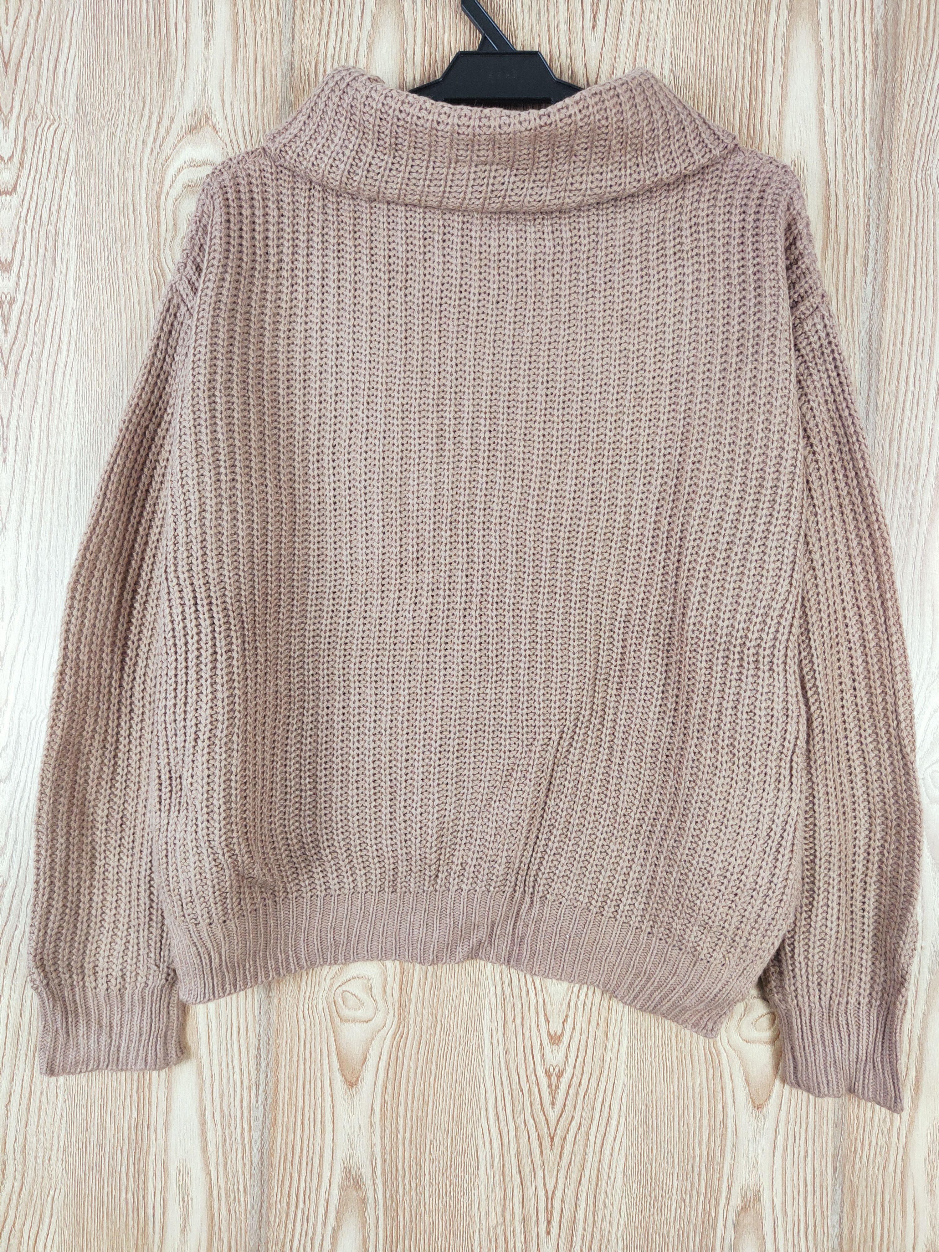 Japanese Brand One Way Brown Knitwear Sweatshirts #W298 Size US L / EU 52-54 / 3 - 7 Thumbnail