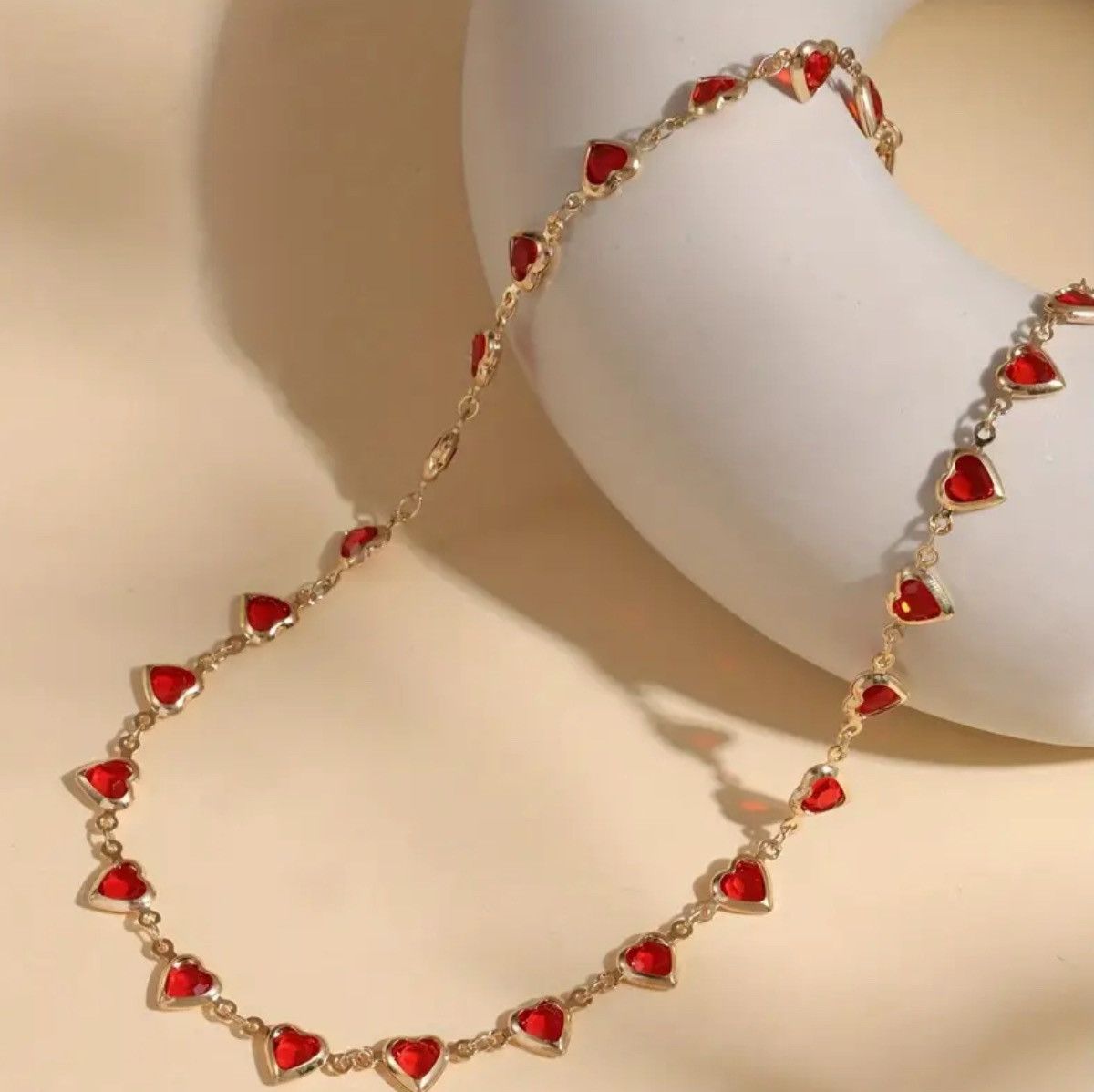 Japanese Brand × Other Valentines Day Gift Heart Necklace Chain Size ONE SIZE - 1 Thumbnail