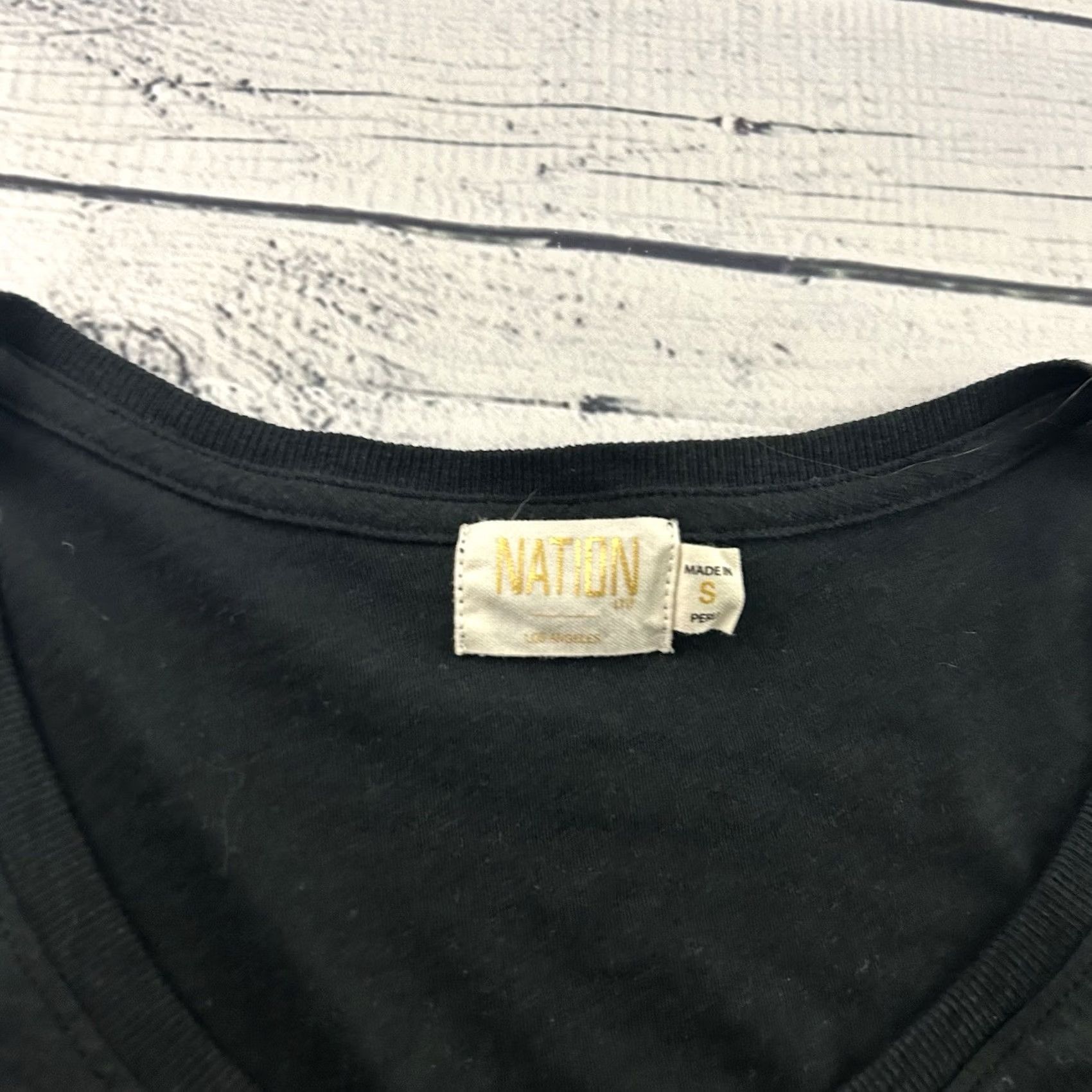 P.E Nation Nation Long Sleeve LTD Paige Smock Cuff Tee Women's Small Black Size S / US 4 / IT 40 - 2 Thumbnail