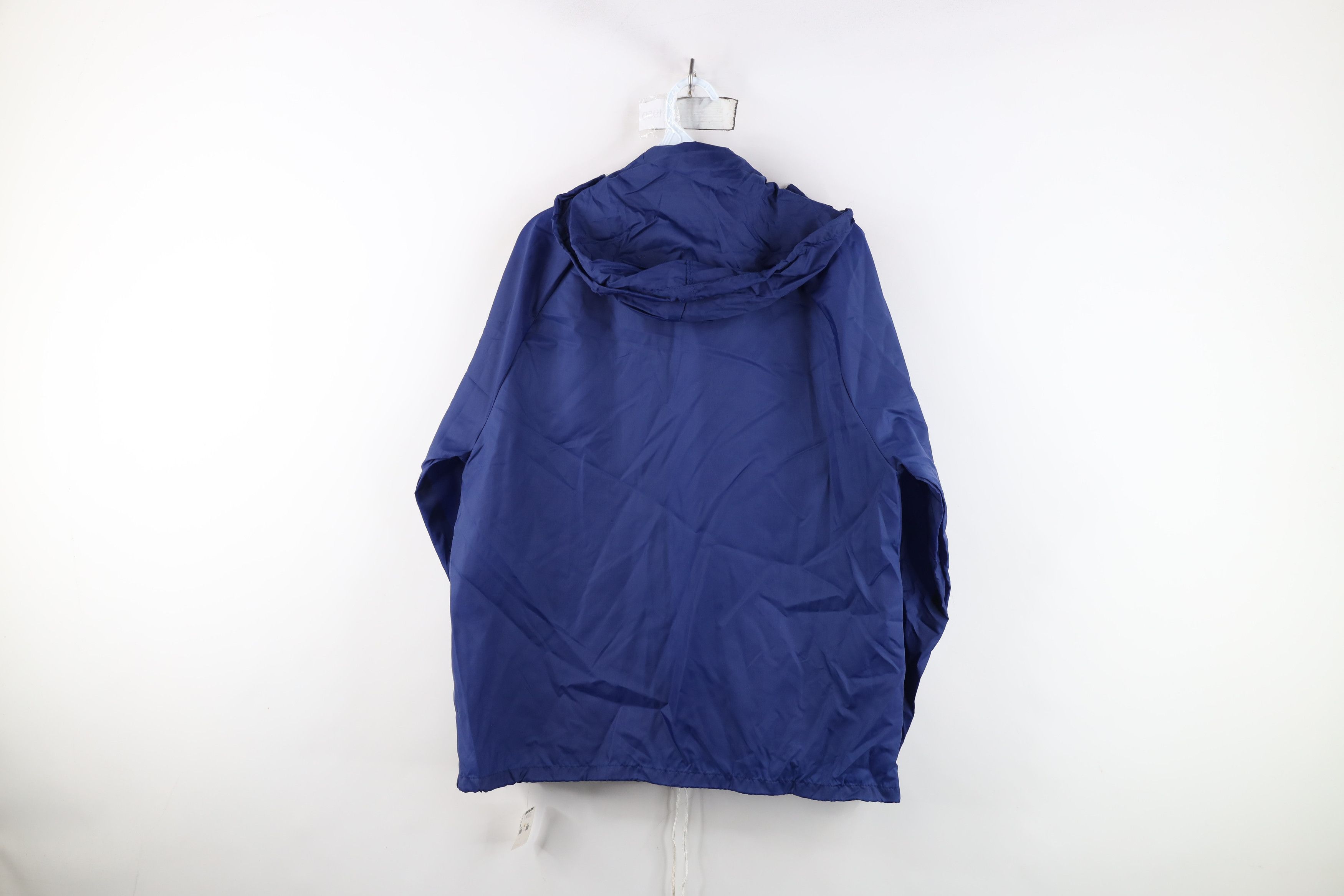Vintage Deadstock Vintage 70s Streetwear Windbreaker Jacket Blue Size L / US 10 / IT 46 - 11 Thumbnail