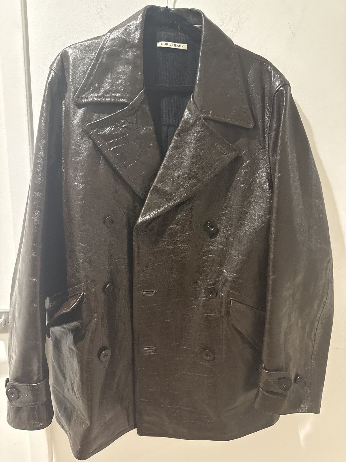 Our Legacy Our Legacy waxed leather coat size 50 Size US M / EU 48-50 / 2 - 1 Thumbnail