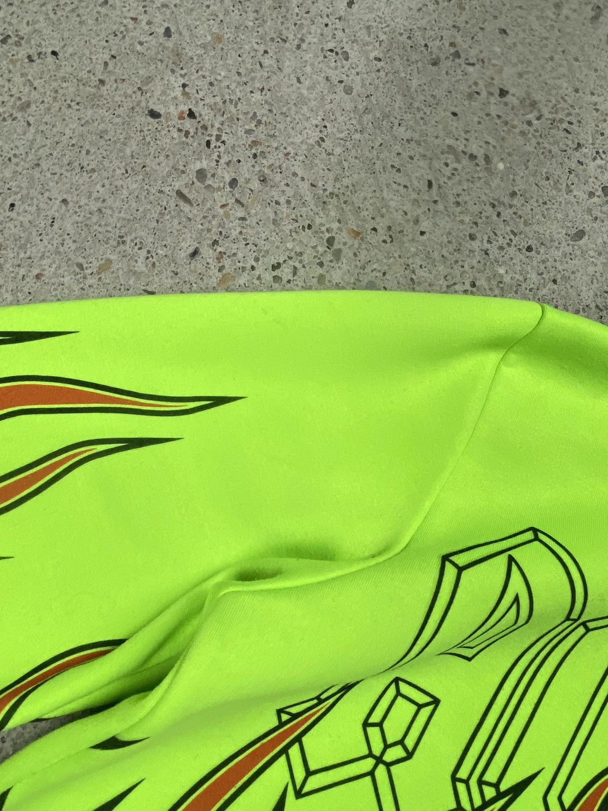 AC/DC Neon green ac dc hoodie flames rare Size US M / EU 48-50 / 2 - 5 Thumbnail