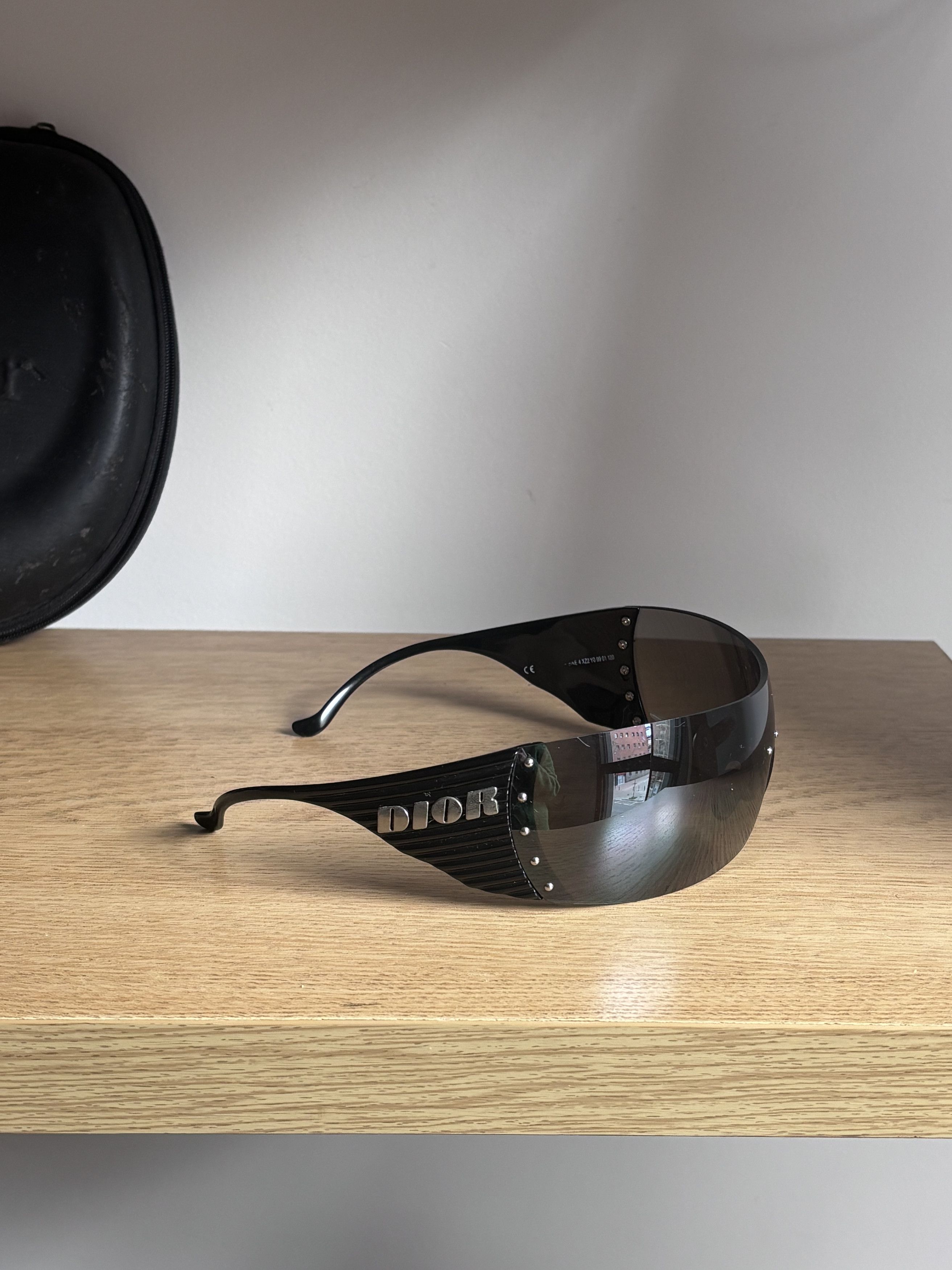 DIOR Sunglasses Bike Wrap Shield Mask Ski Galliano Era