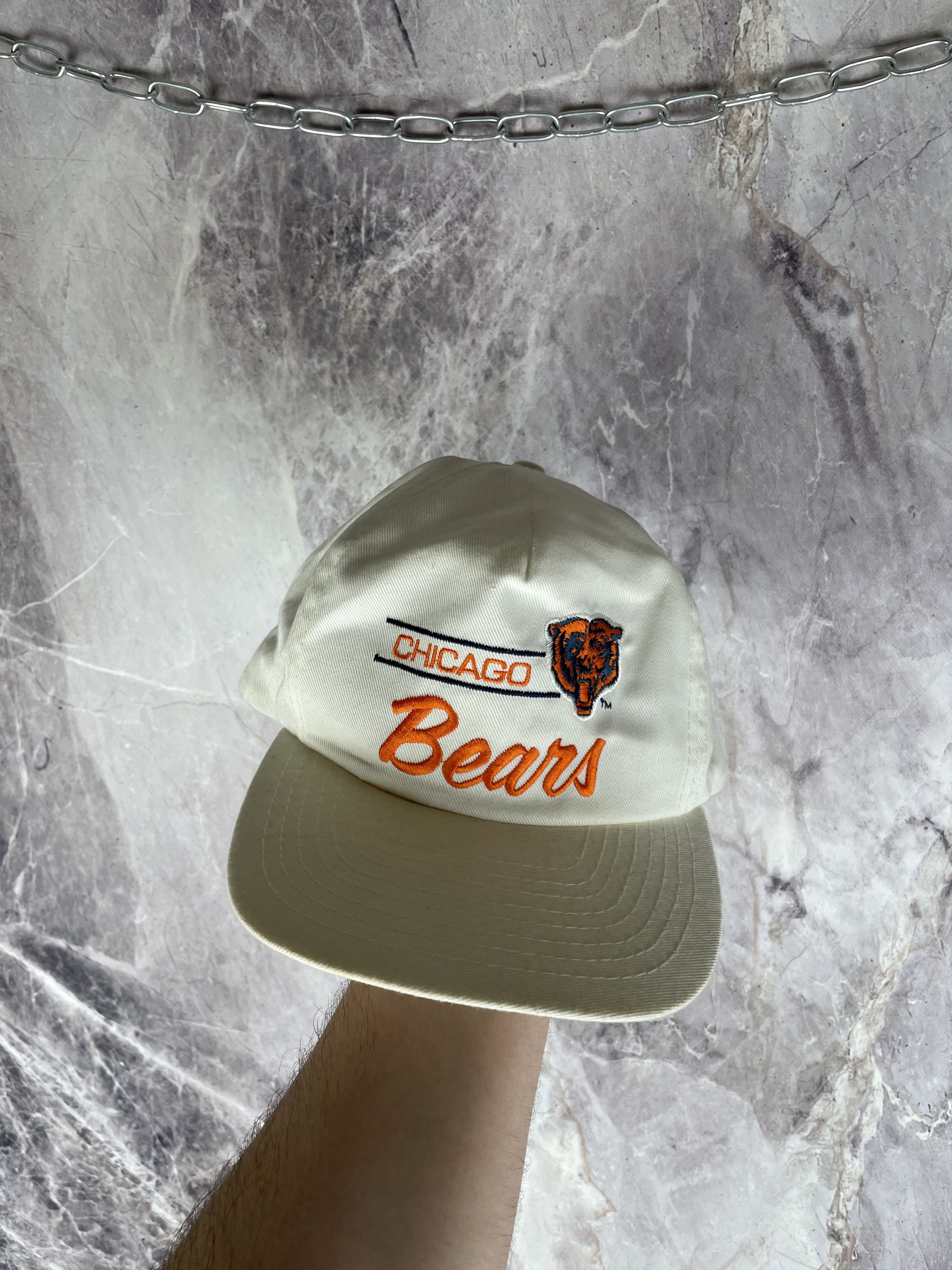 NFL Vintage 90s Chicago Bears Snapback Hat Cap Size ONE SIZE - 1 Thumbnail