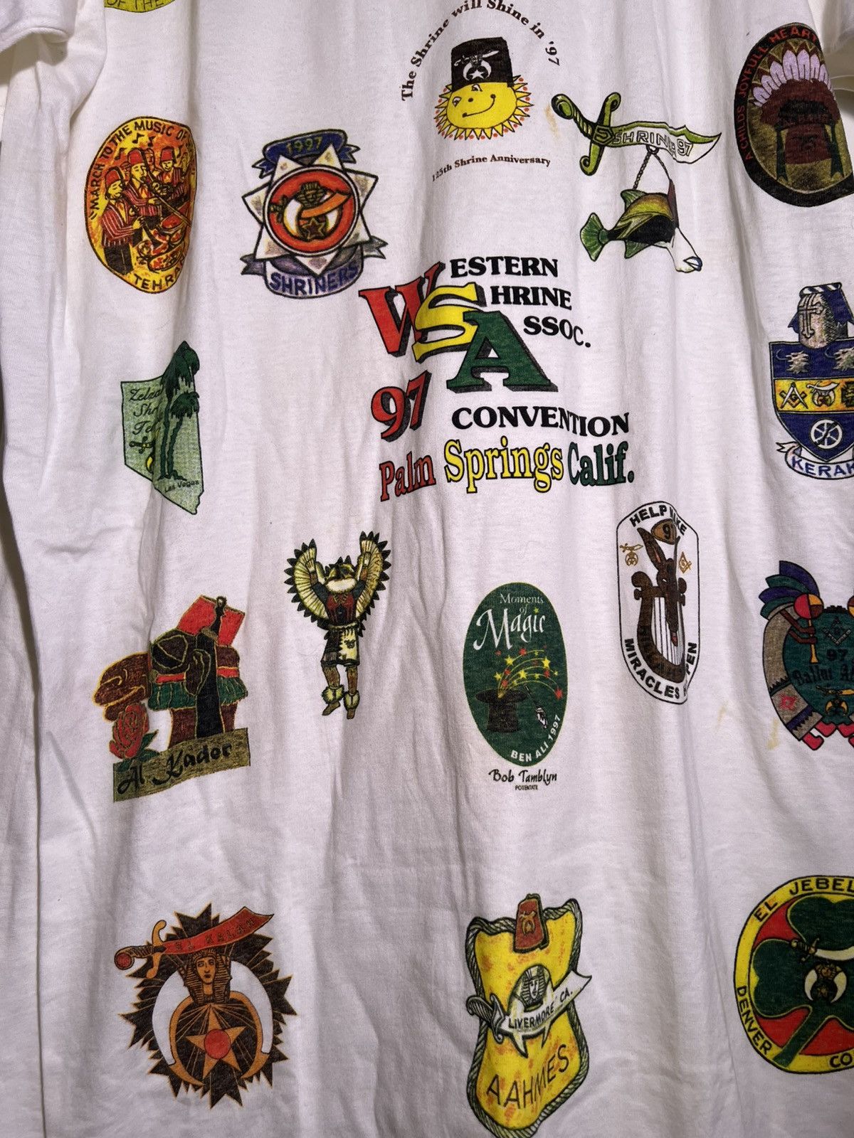Vintage 90’s VTG Vintage Palm Springs Muslim WSA Convention T Shirt Size US XXL / EU 58 / 5 - 5 Thumbnail