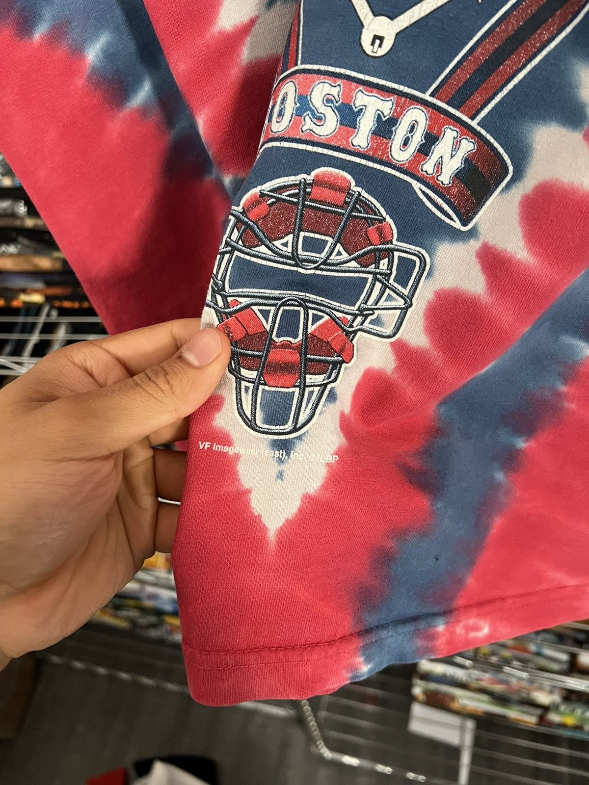 Lee 2000s MLB Boston Red Sox Baseball Tie Dye Tee Size US M / EU 48-50 / 2 - 4 Thumbnail