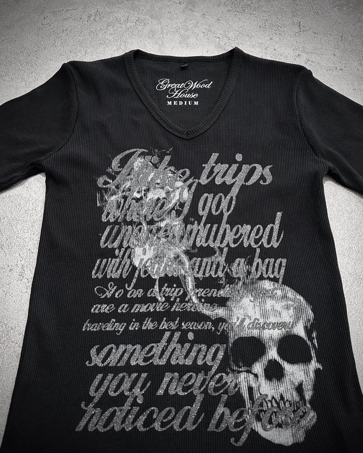 Japanese Brand Great Wood House Vneck Poem Tshirt Lgb Ifsixwasnine Style Size US M / EU 48-50 / 2 - 2 Thumbnail